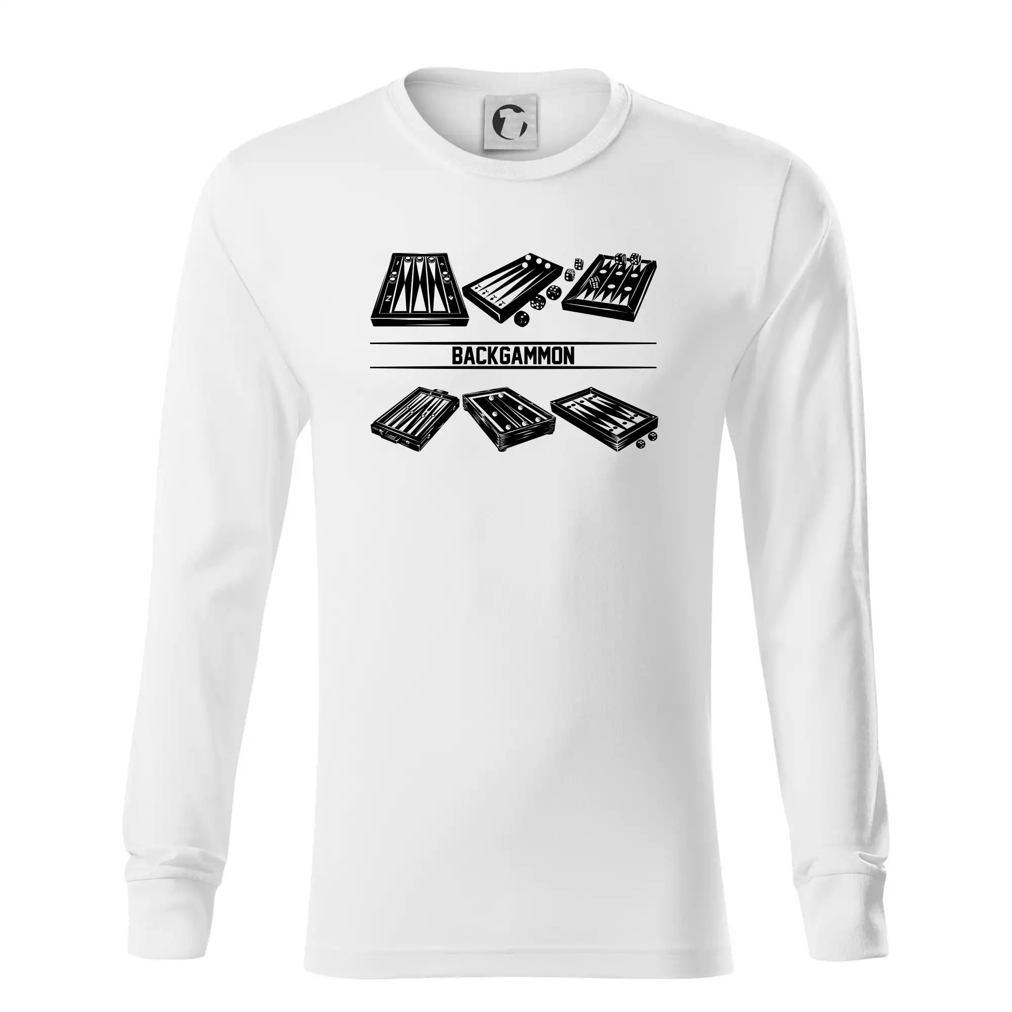 Backgammon černý set