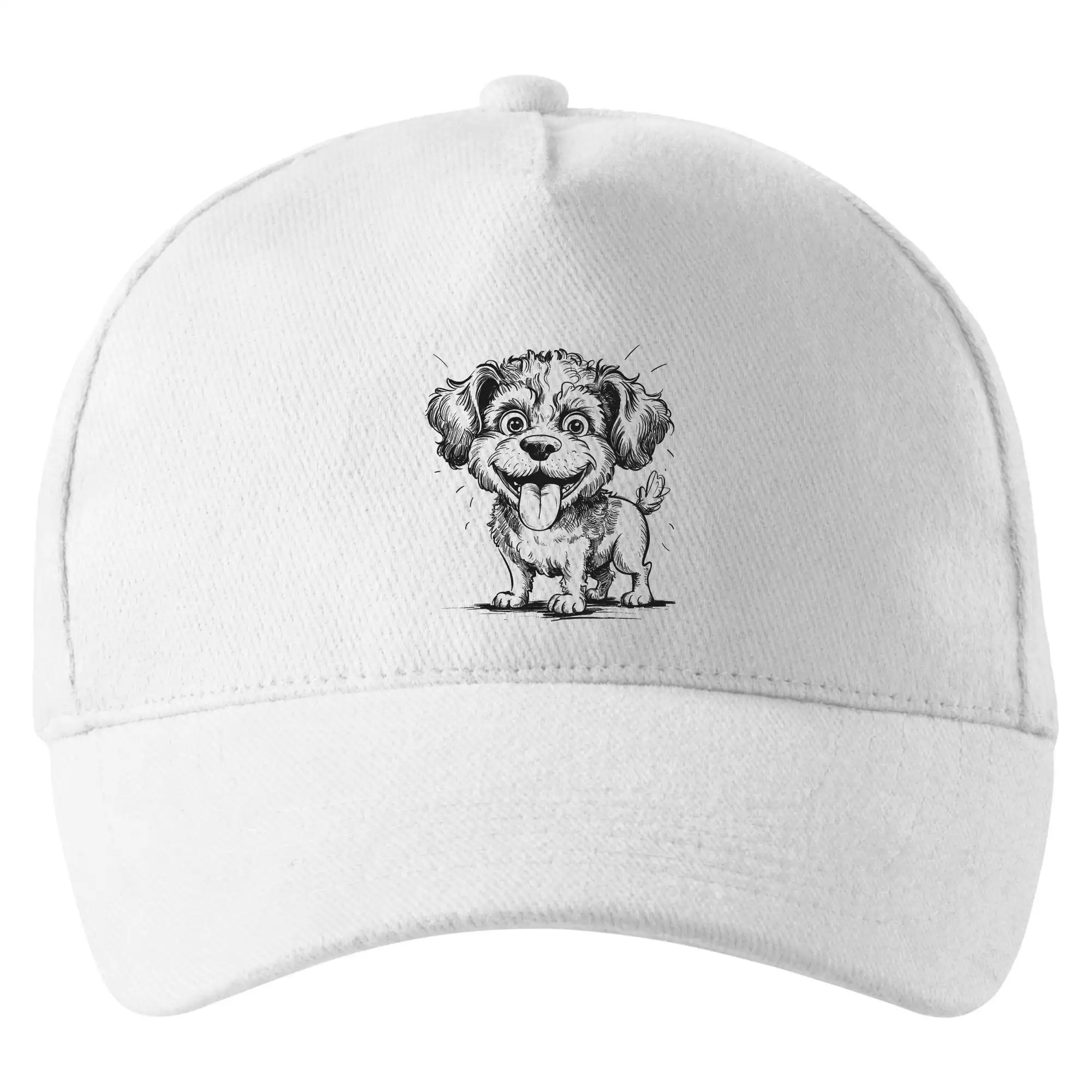 Lagotto romagnolo karikatura vypláznutý jazyk