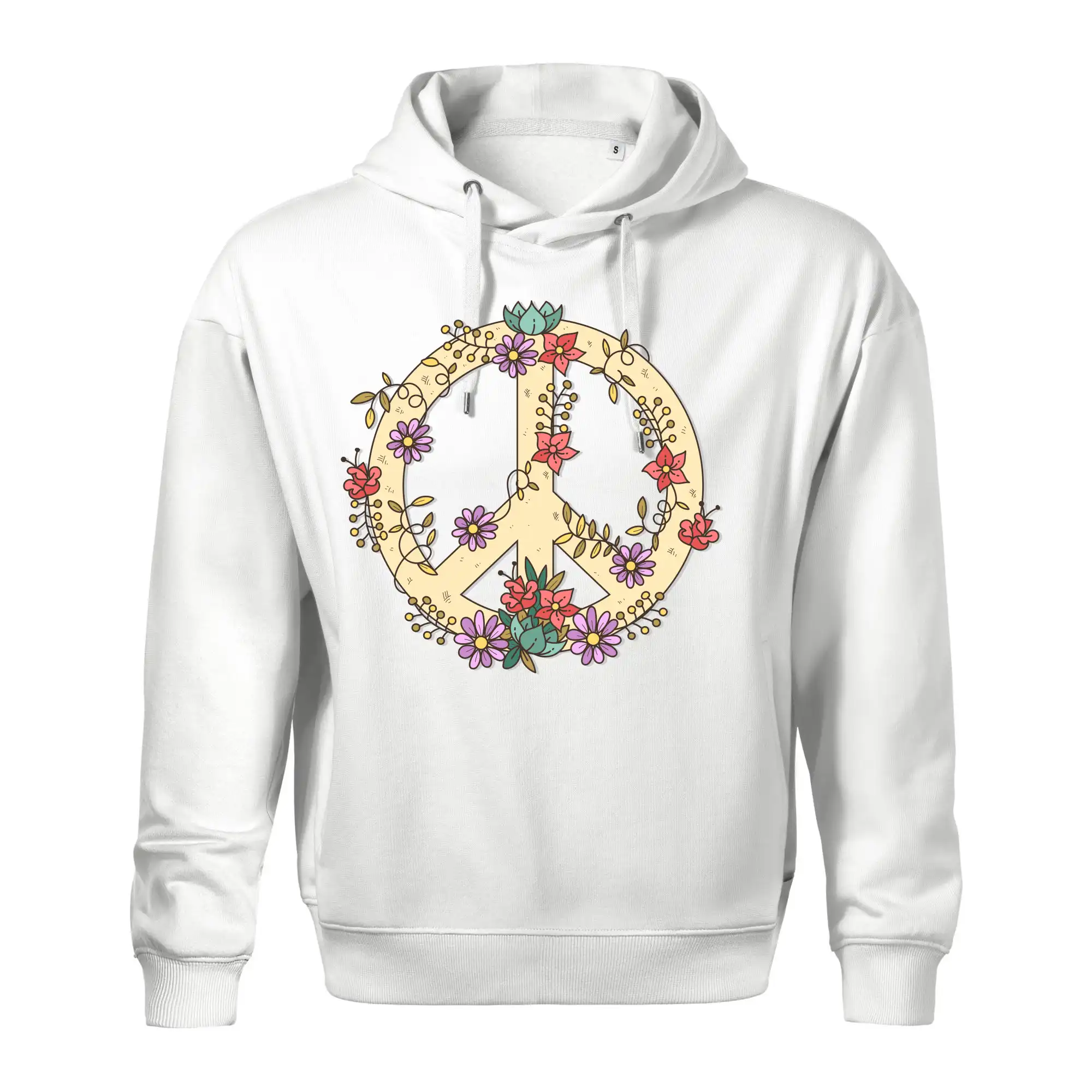 Peace symbol pískový