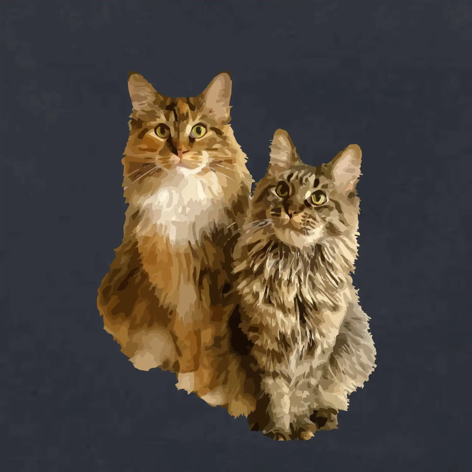 Kočky vectorizované  (Moňas)