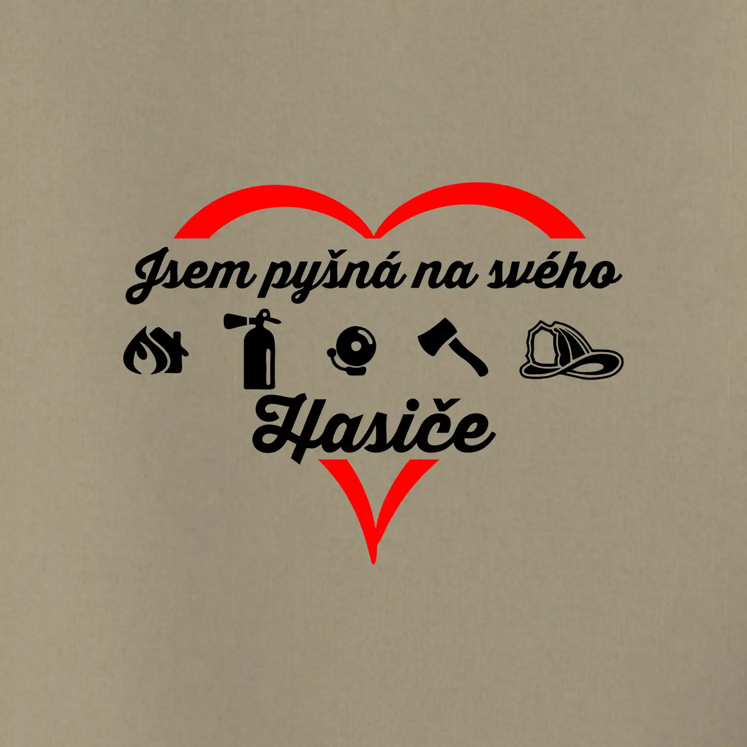 Jsem pyšná na svého hasiče