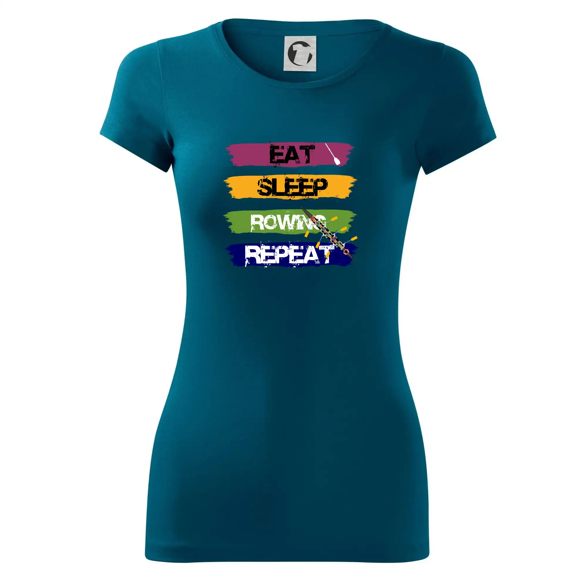 Eat sleep rowing repeat barevné