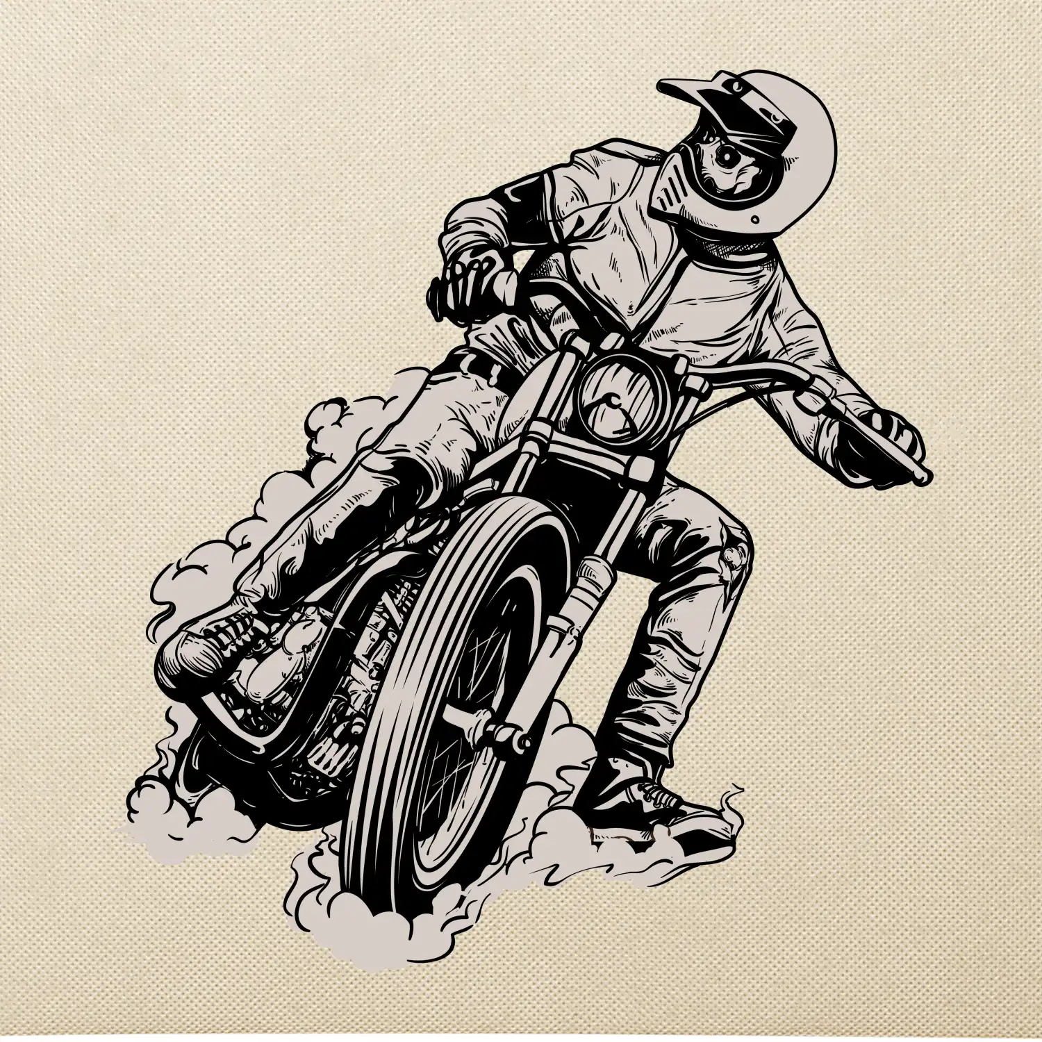 Motorkář bokem