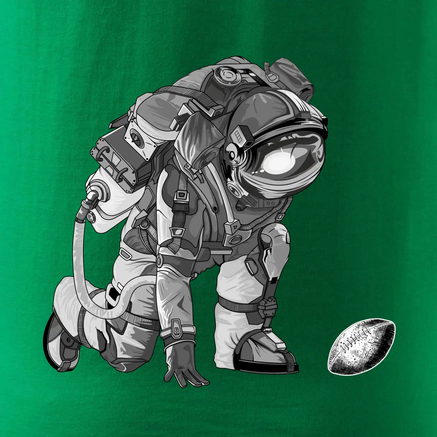 Americký fotbal astronaut