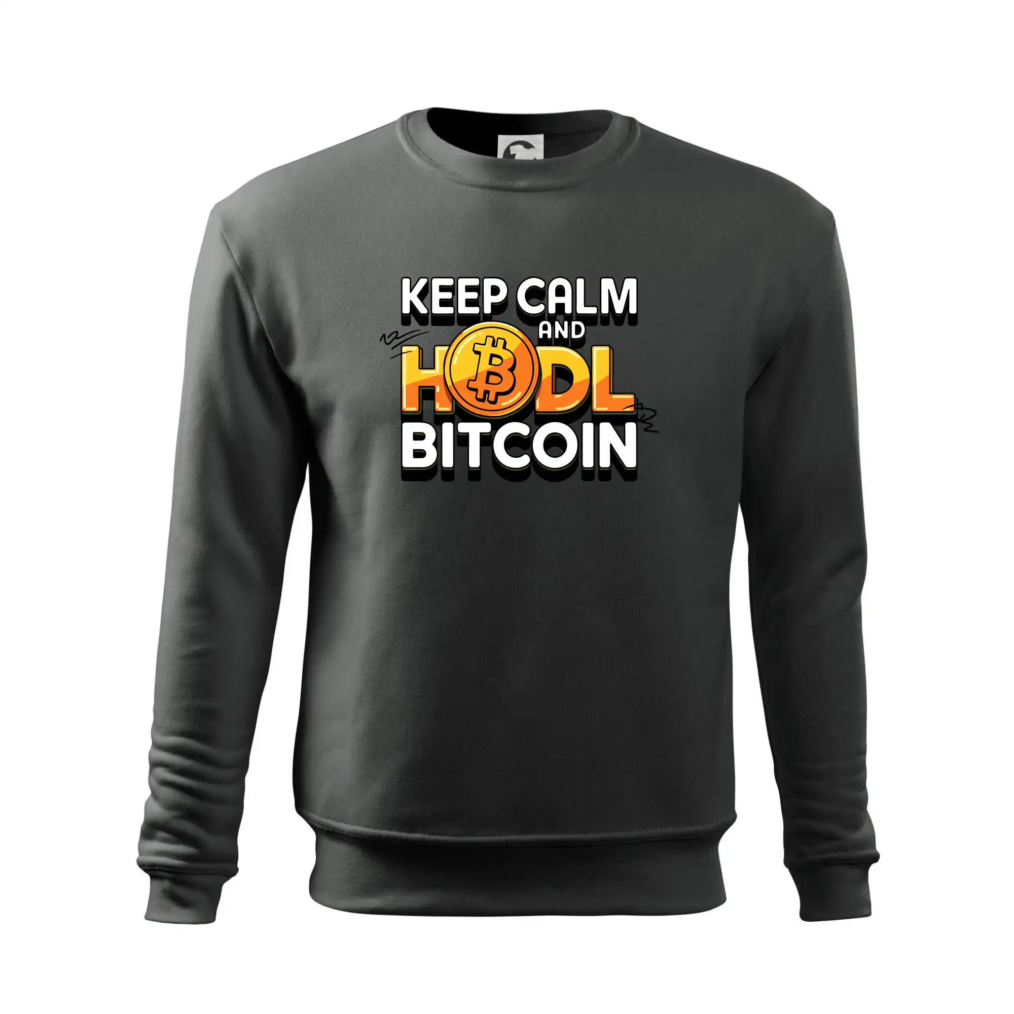 3D nápis Keep Calm and HODL Bitcoin