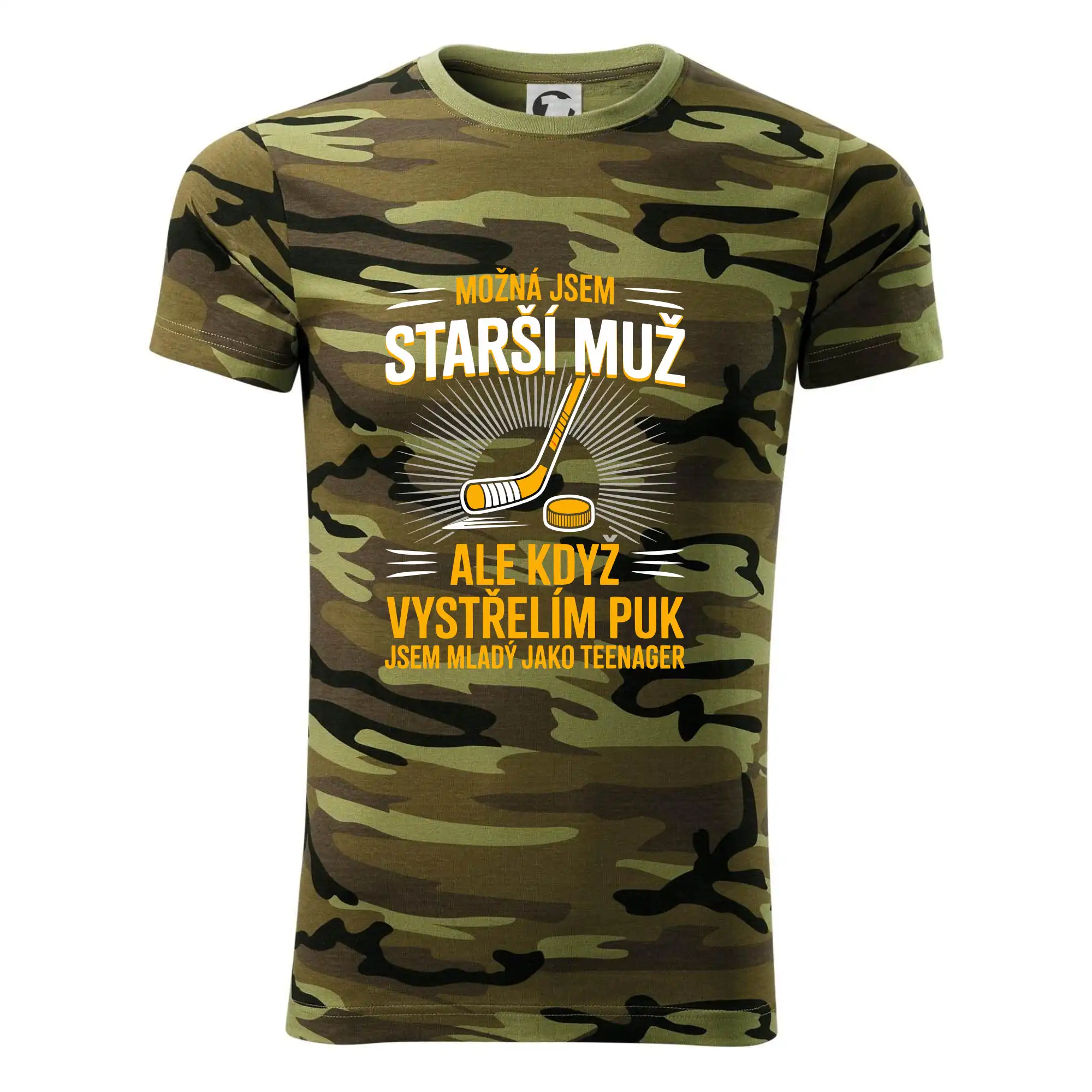 Možná jsem starší muž,  ale kdyz vystrelim puk