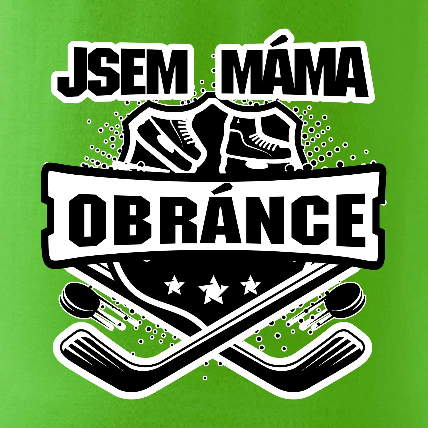 Hokejový erb - Máma obránce
