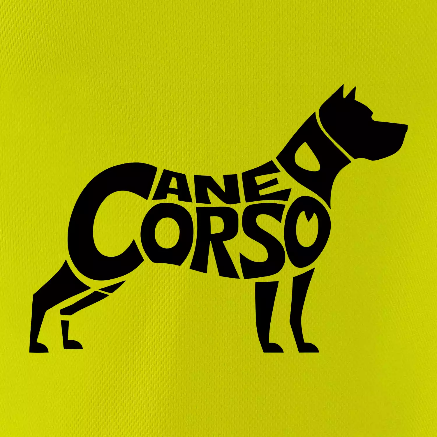 Cane corso nápis v těle