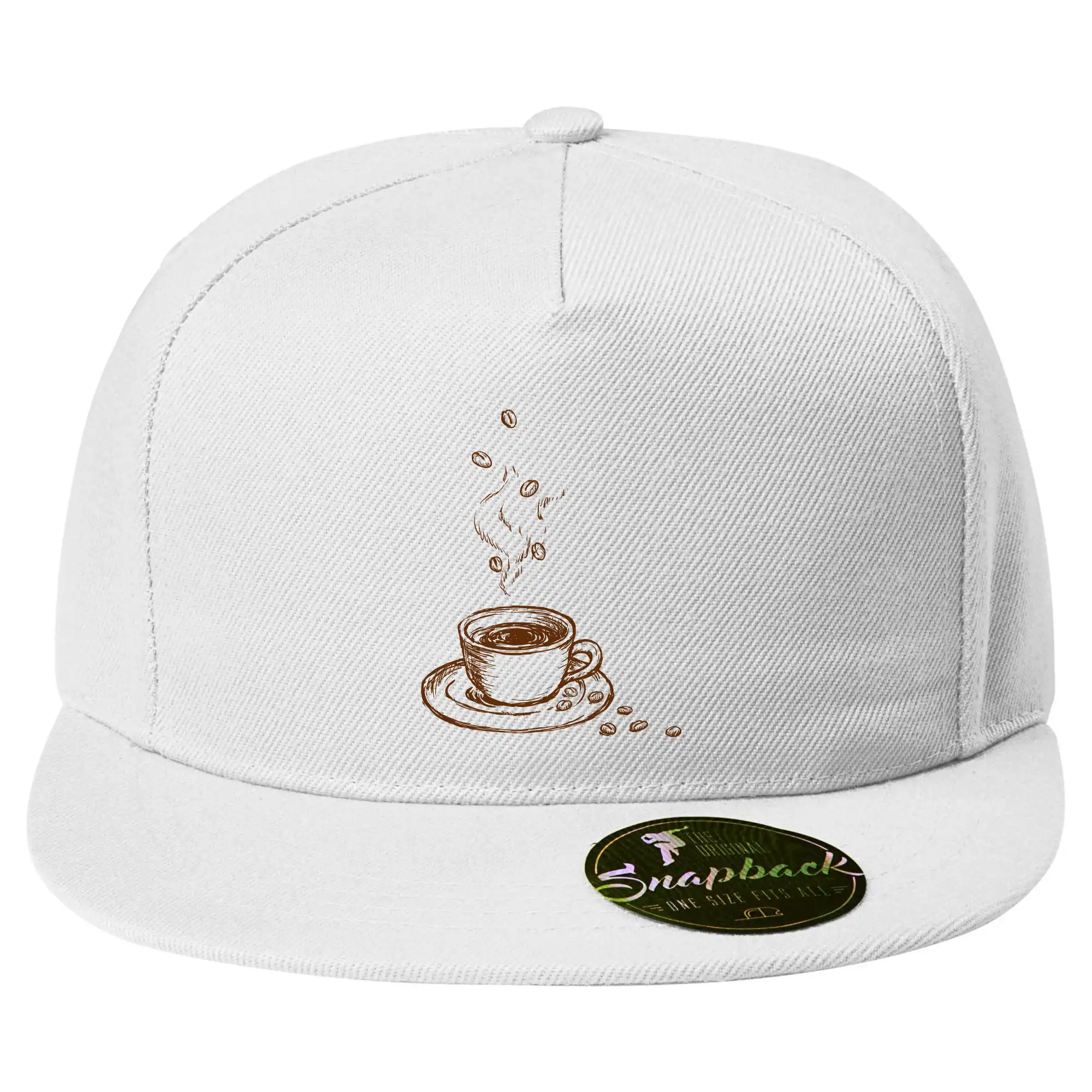 Hrnek plný čerstvé kávy