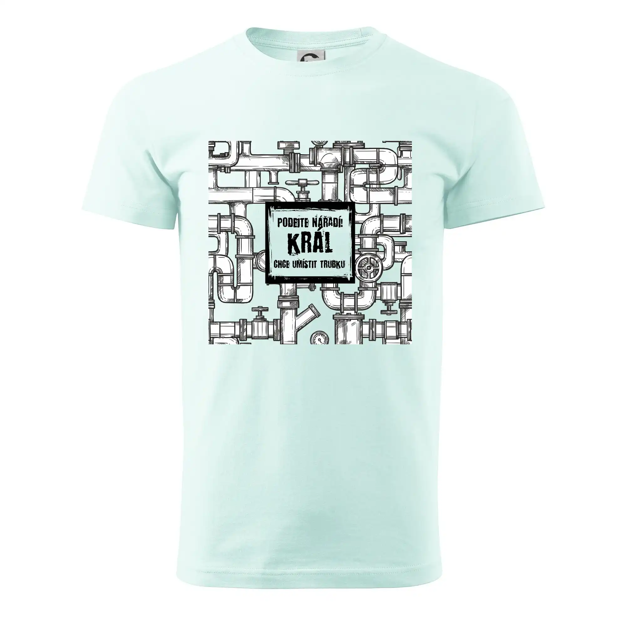 Podejte nářadí, král chce umístit trubku