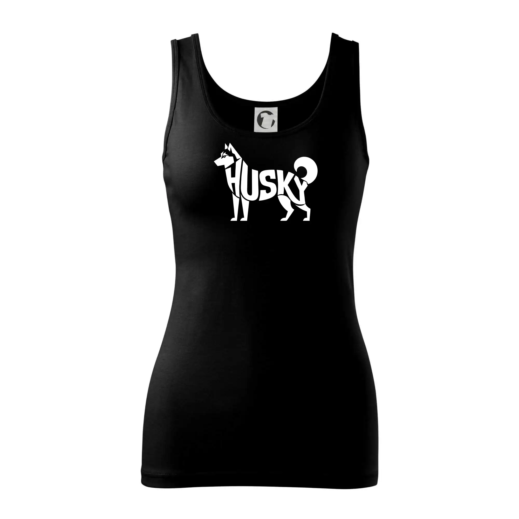 Husky nápis v těle
