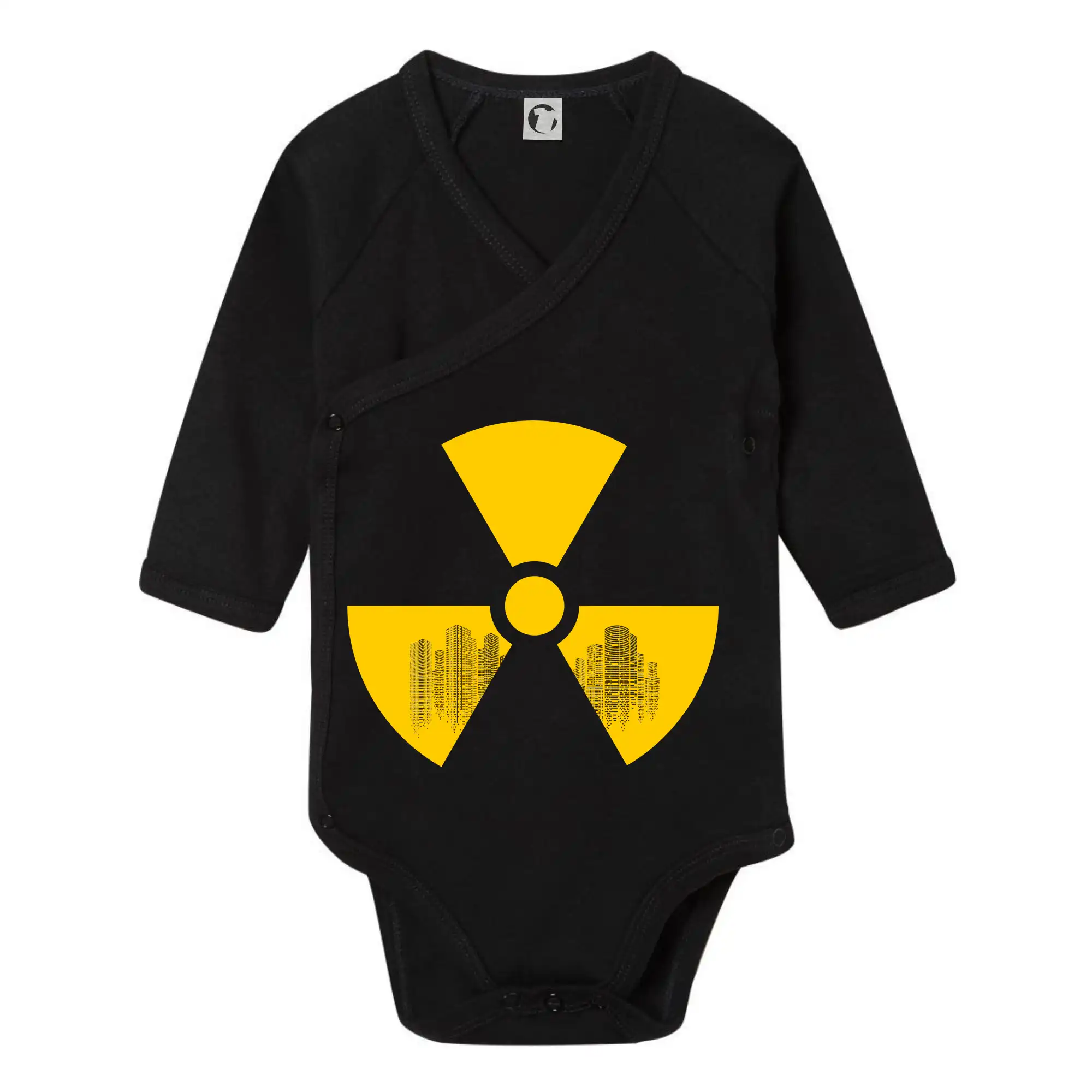 Radioaktivita - silueta města