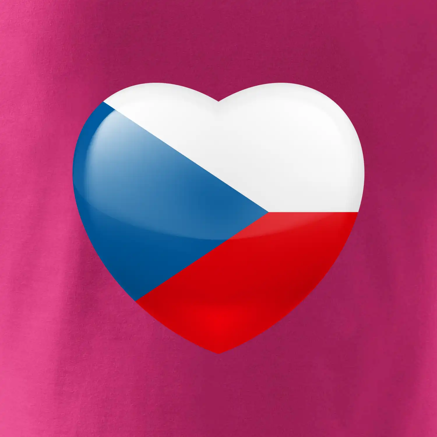 Česká vlajka srdce