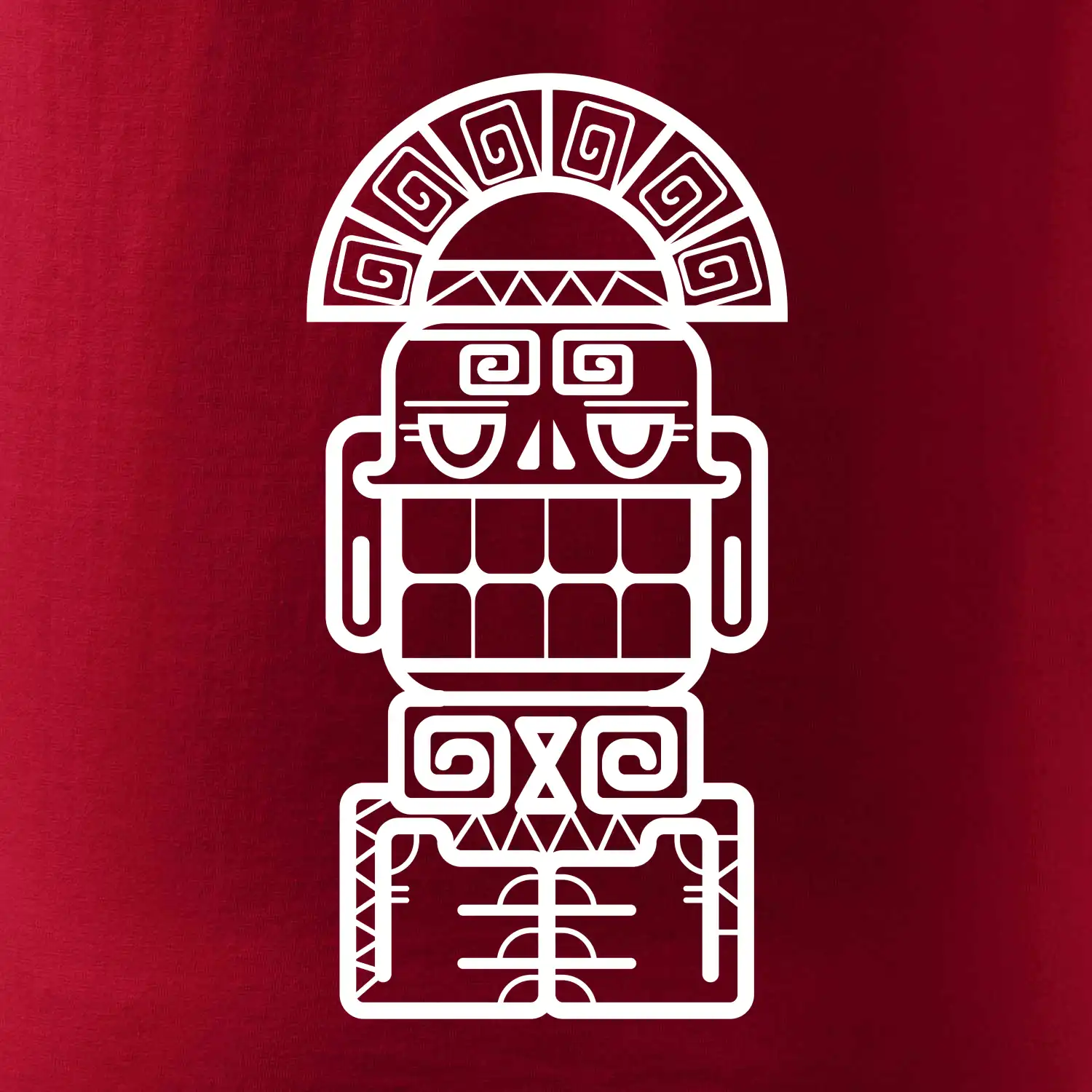 Mayové - socha se zuby