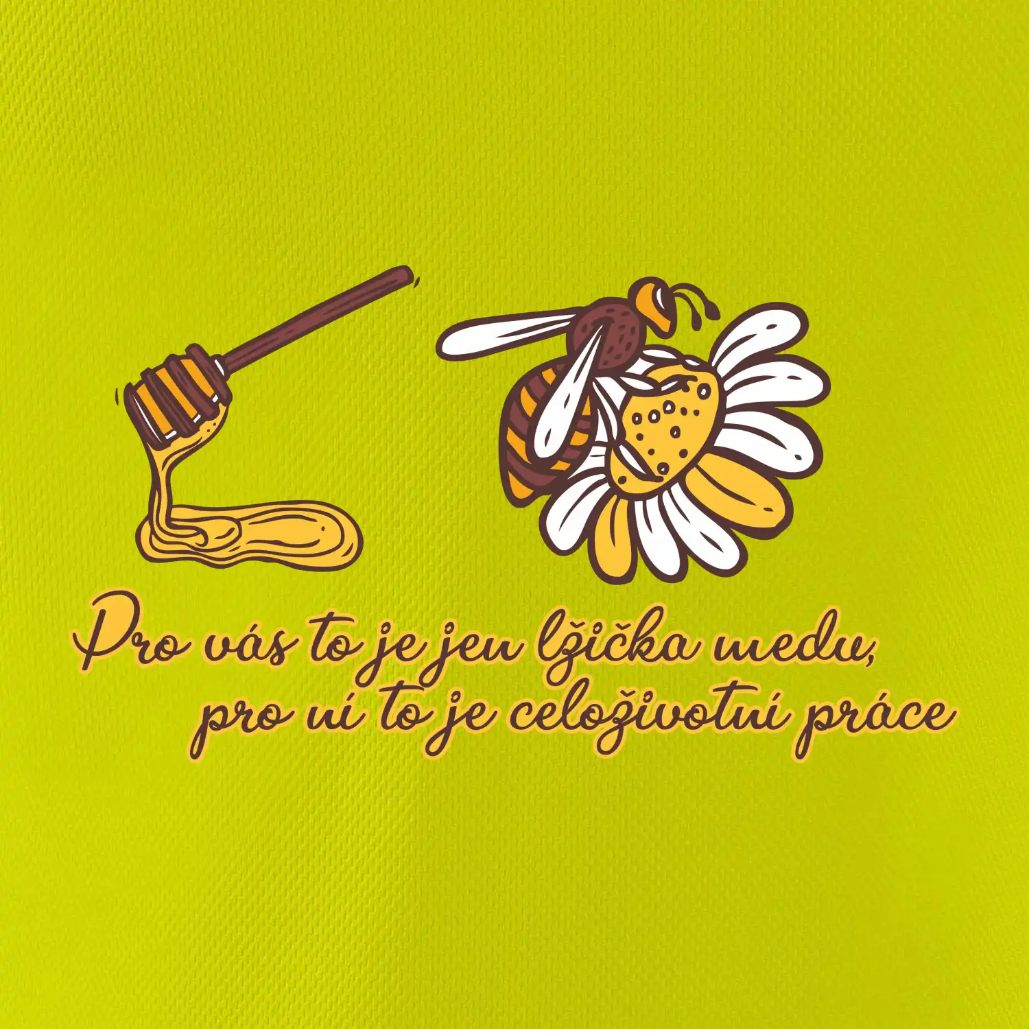 Včela - lžička medu