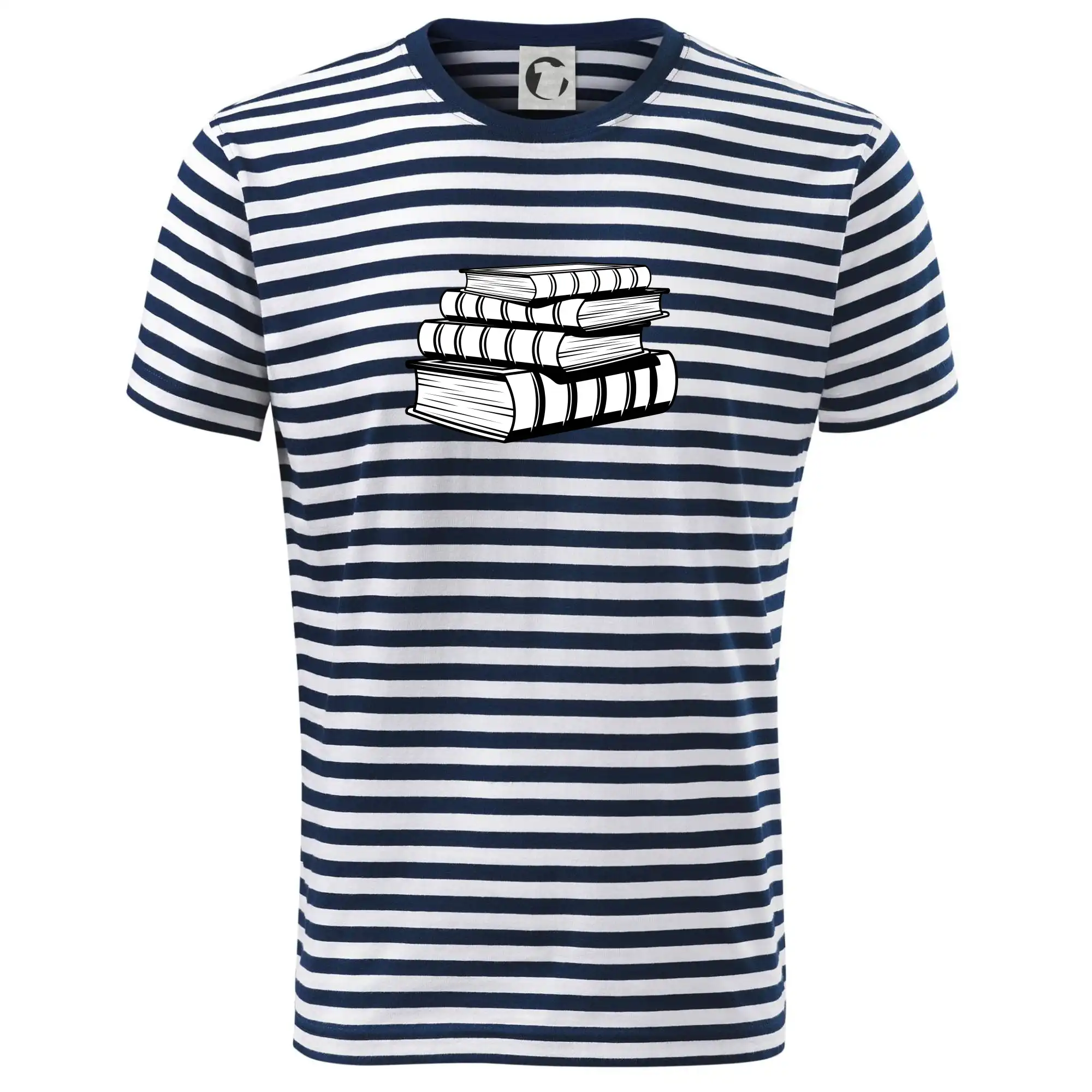 Knihy černobílé na sobě