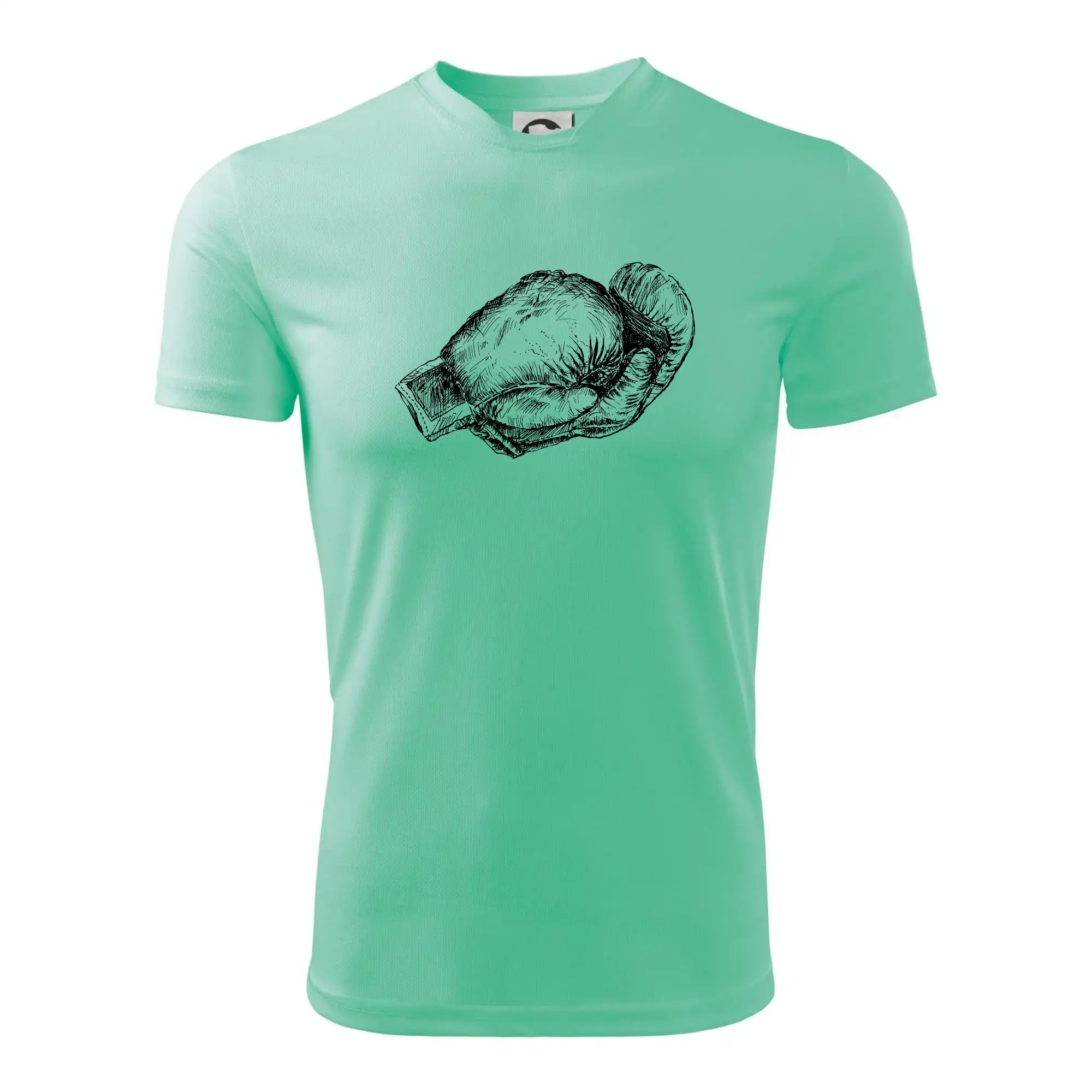 Rukavice kreslené na šířku