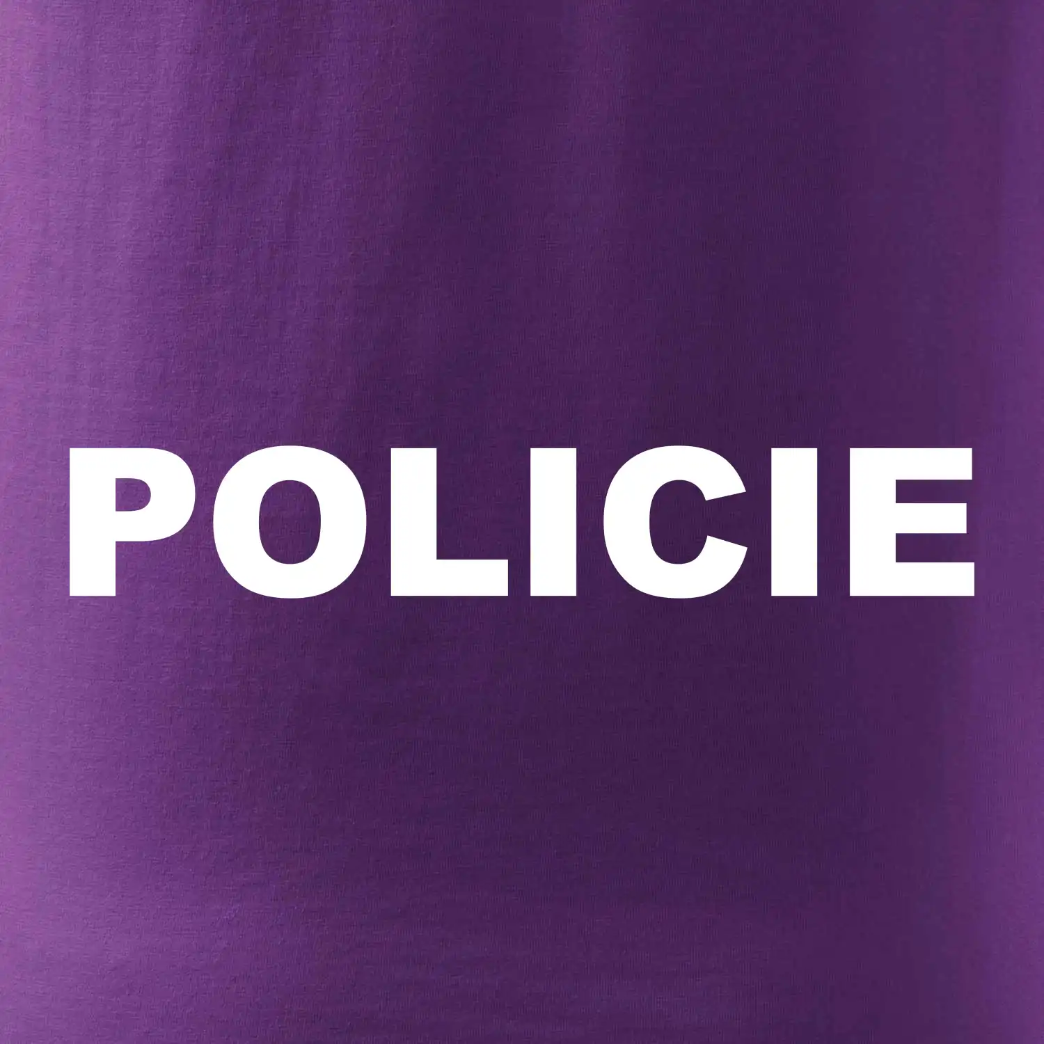 Policie Nápis