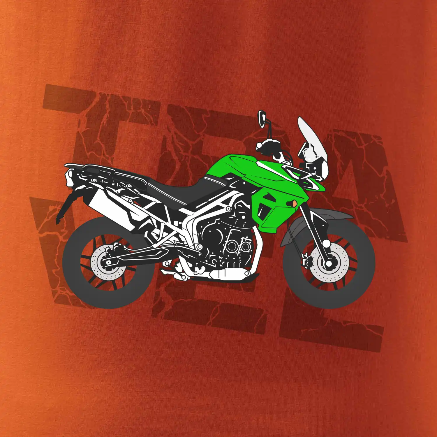 Cestovní enduro zelená