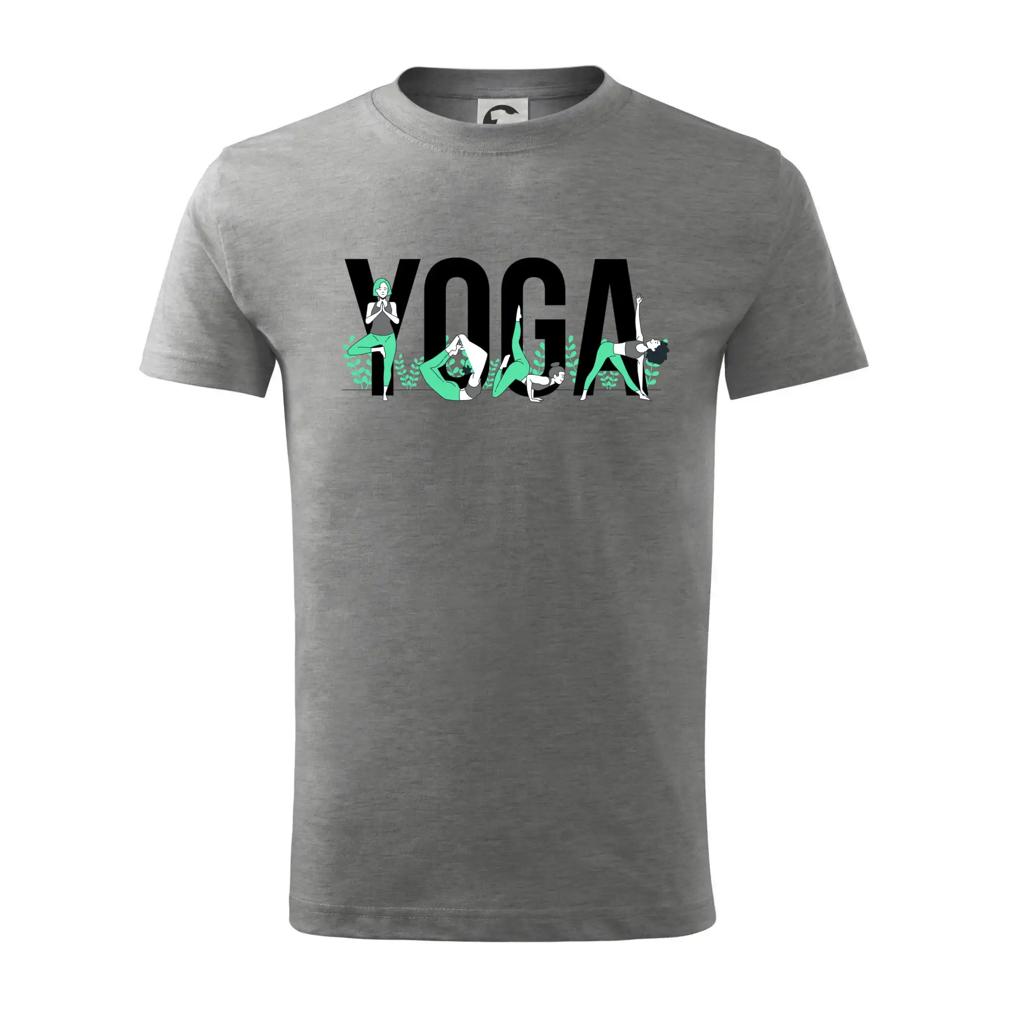 Yoga nápis barevný
