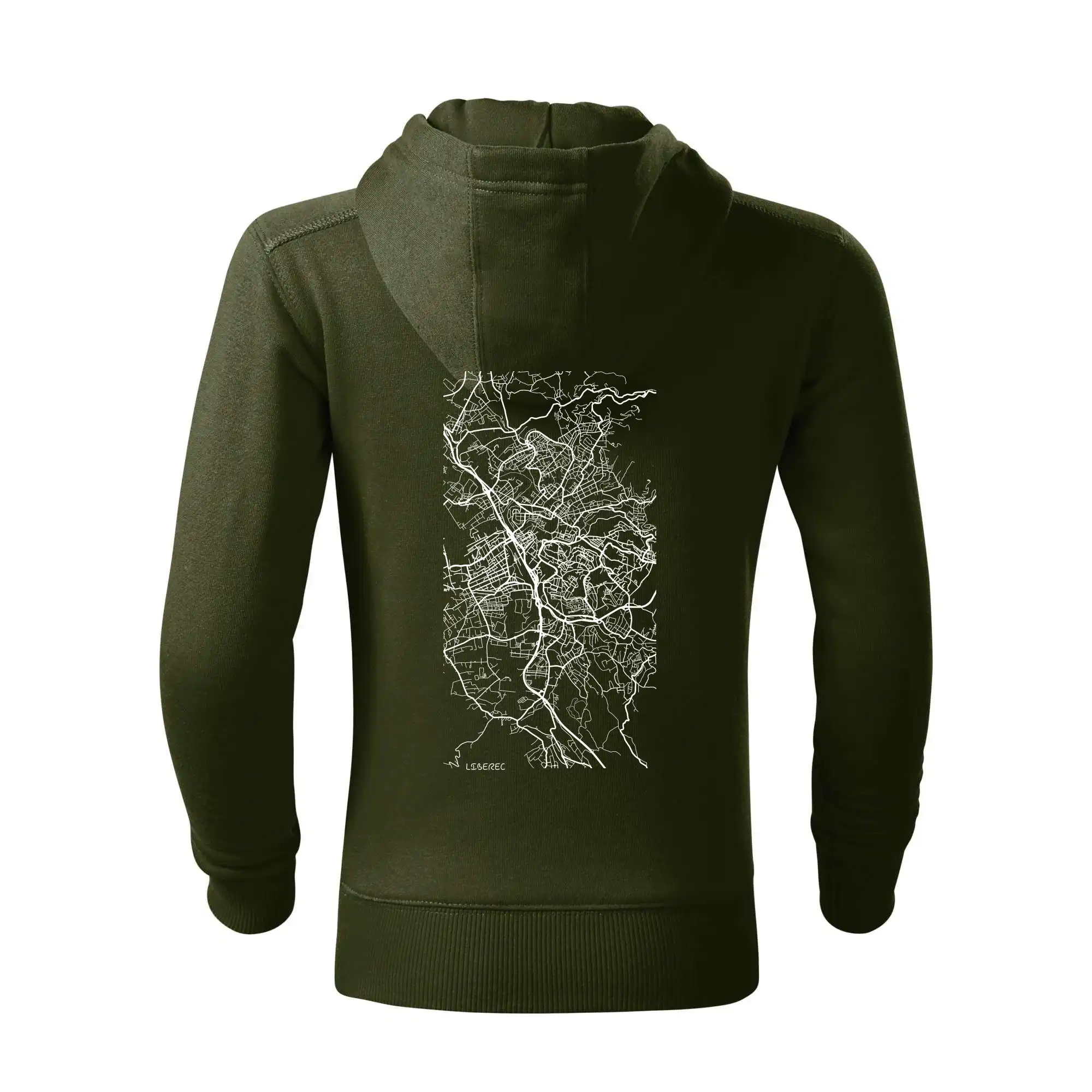 Mapy měst černobílé  Liberec