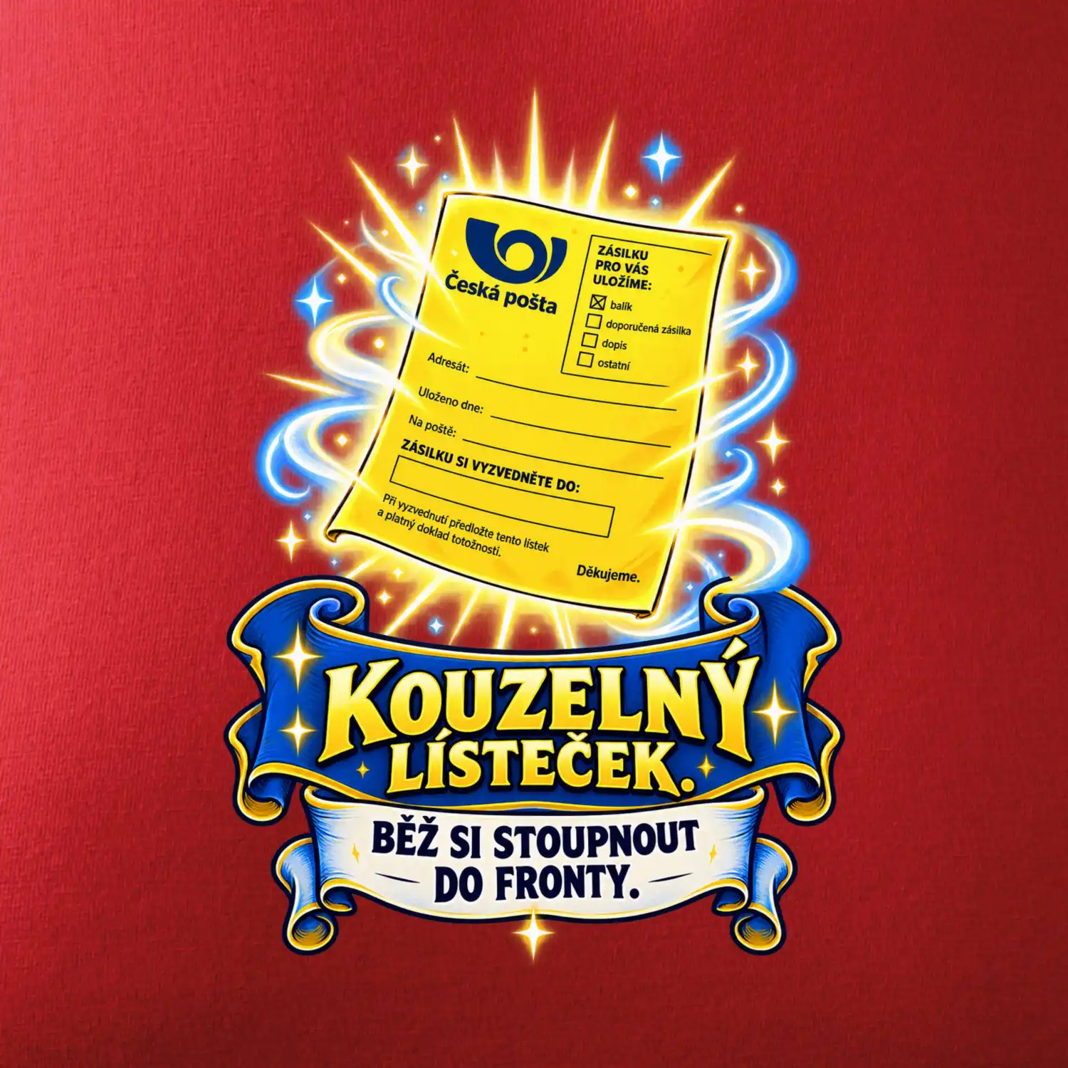 Kouzelný lísteček z pošty