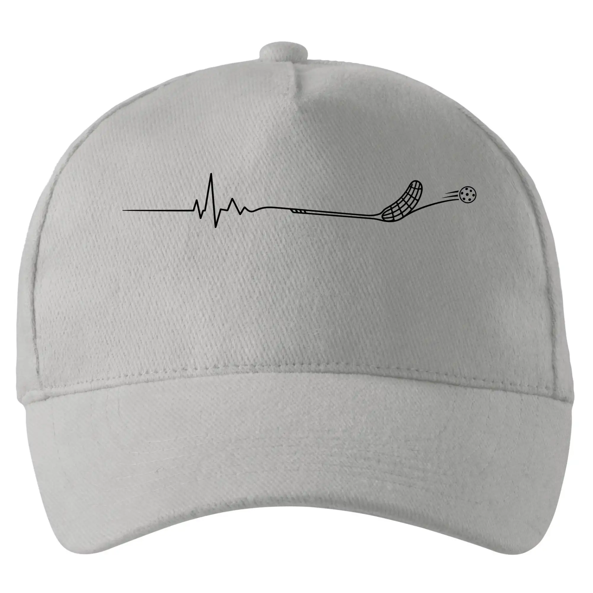 Florbalové EKG s florbalkou a míčkem