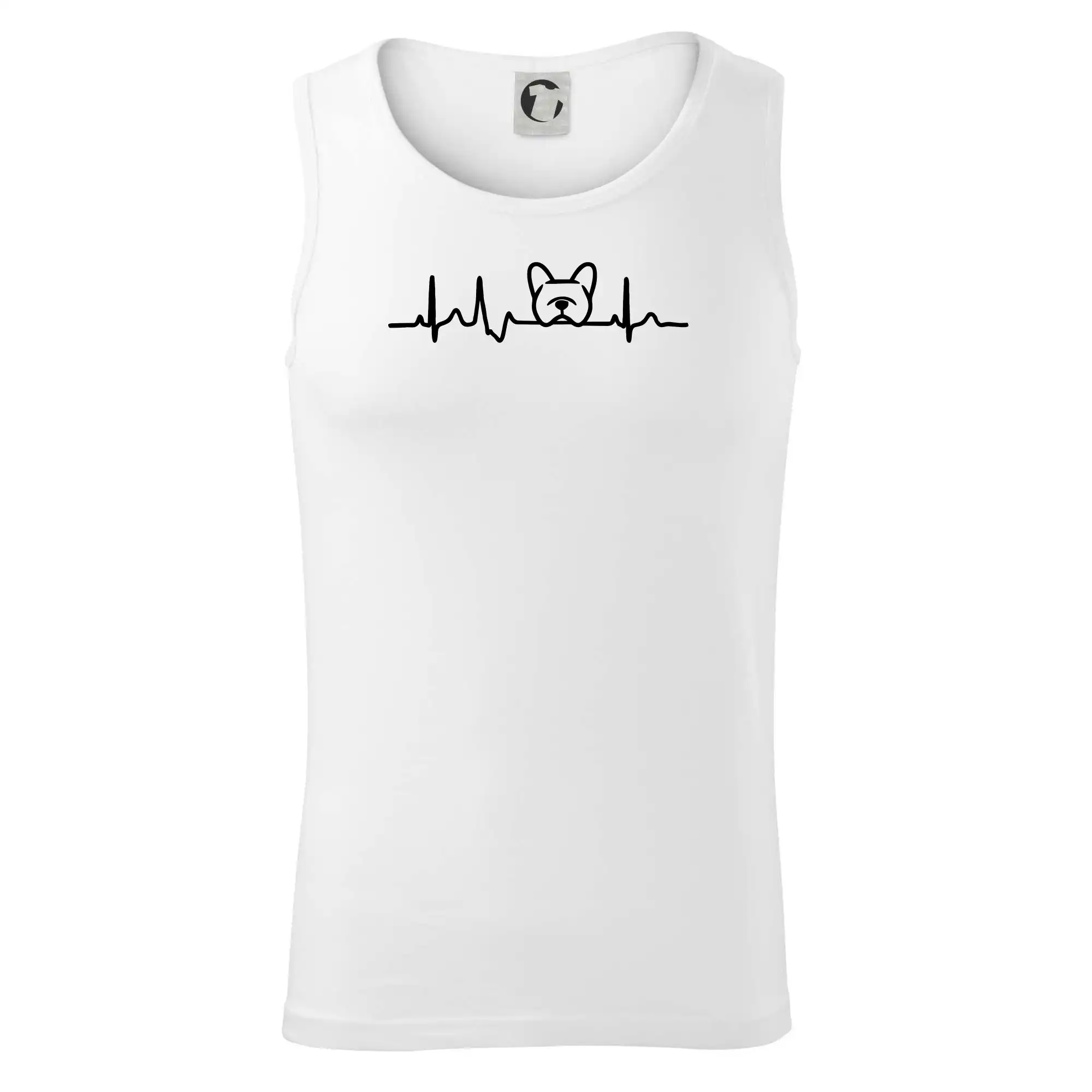 EKG Francouzský buldoček hlava