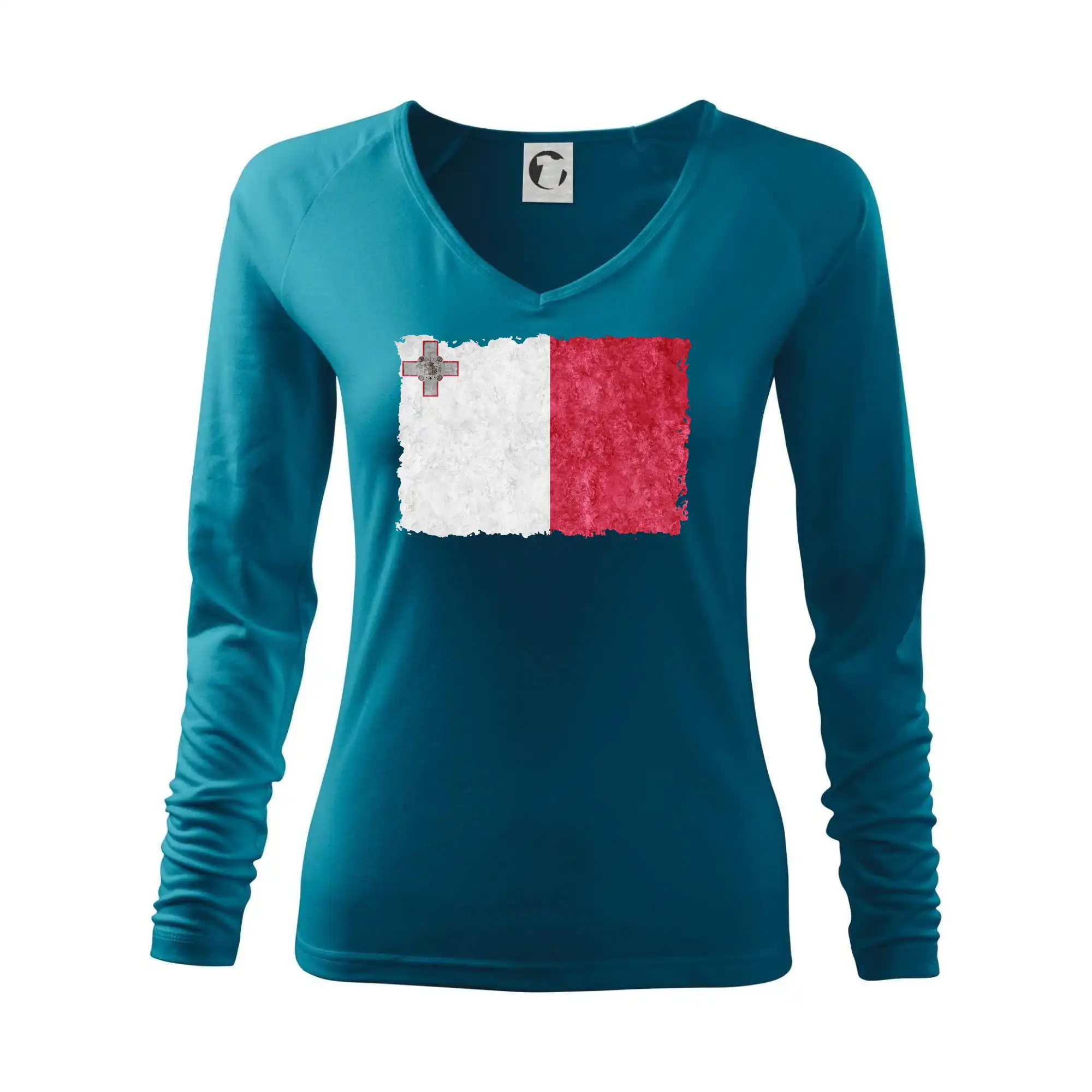 Vlajka Malta okousaná