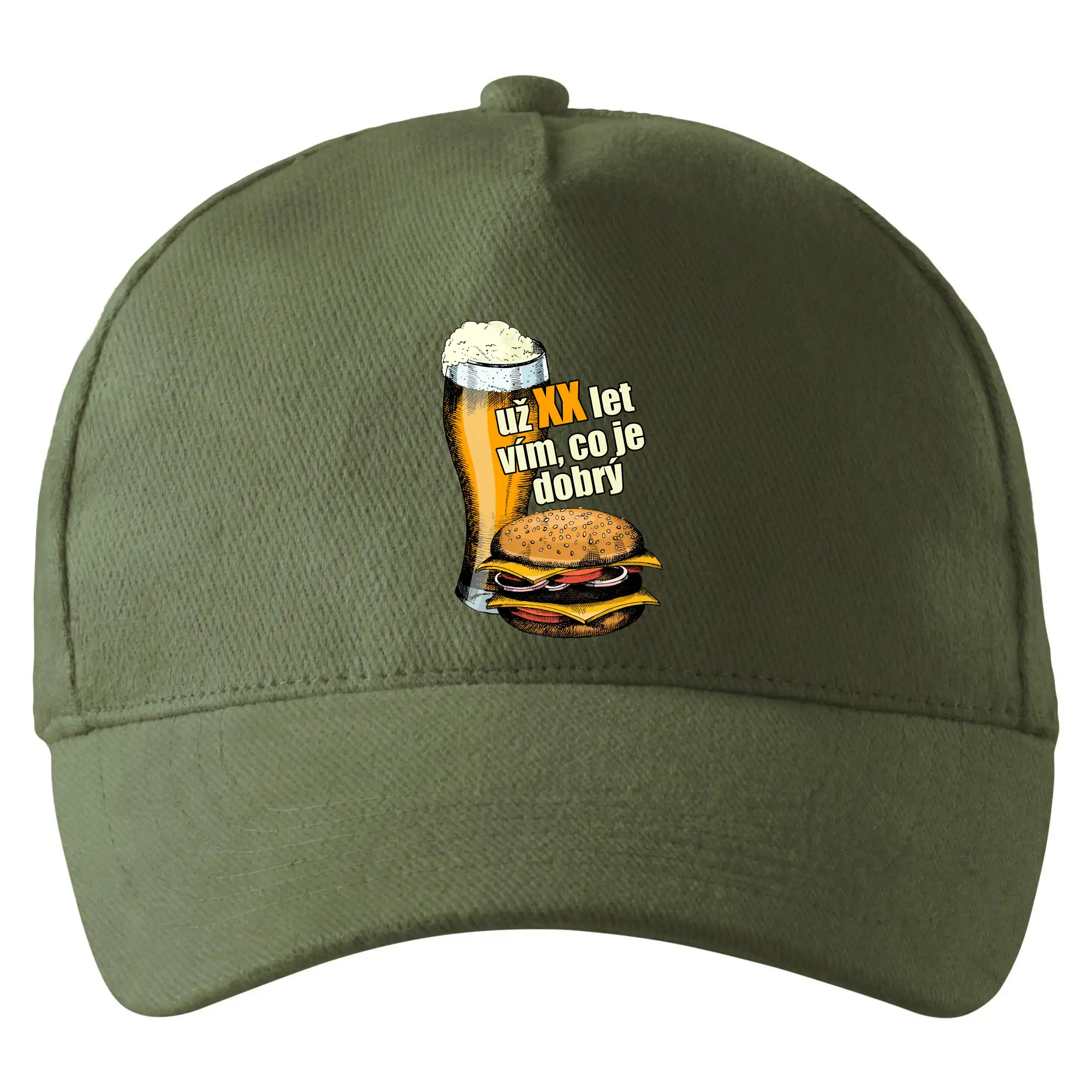 Pivo a burger vím co je dobrý