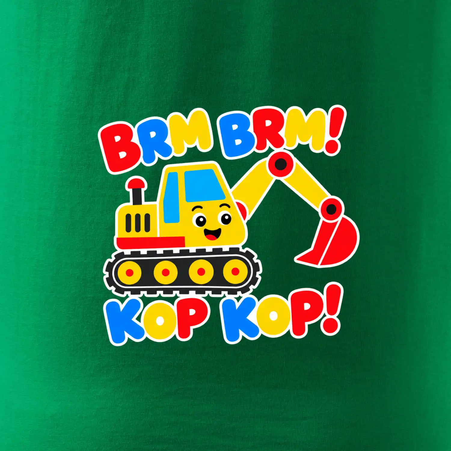 Dětský bagr brm brm kop kop
