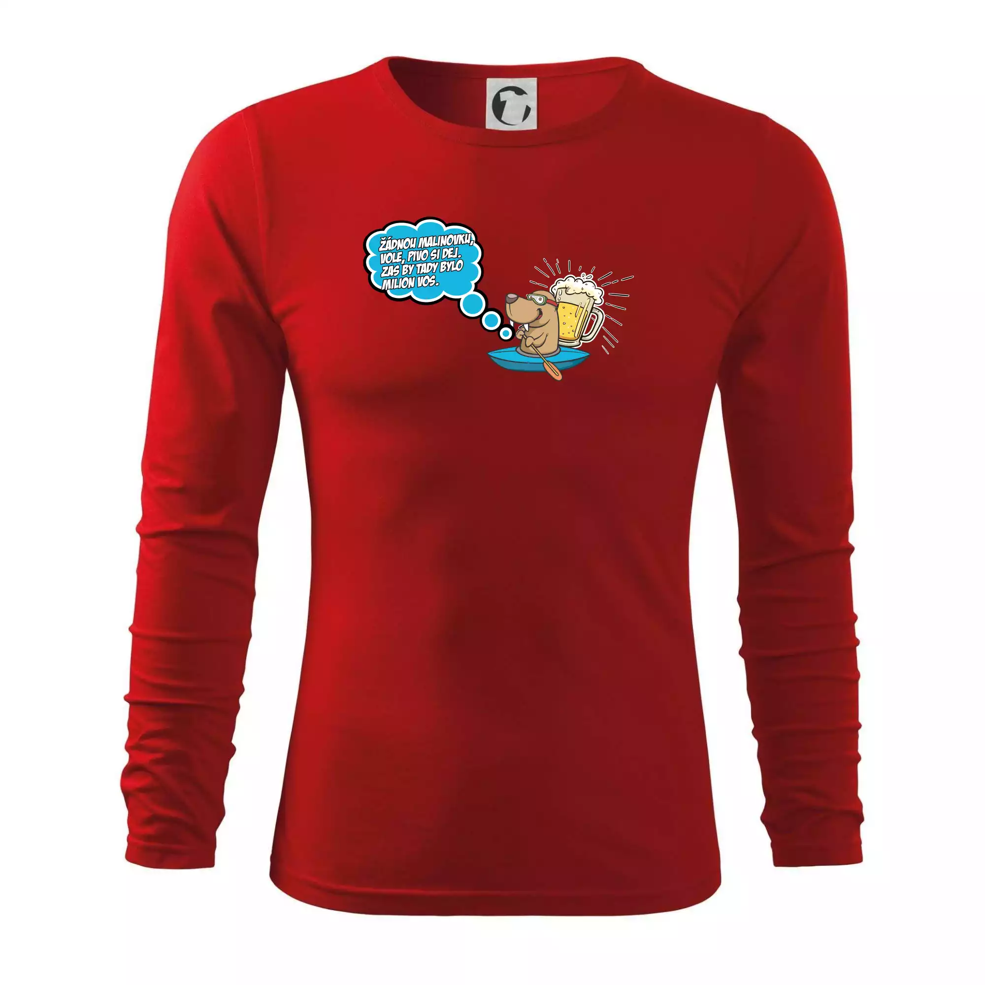 Žádnou malinovku, ale pivo