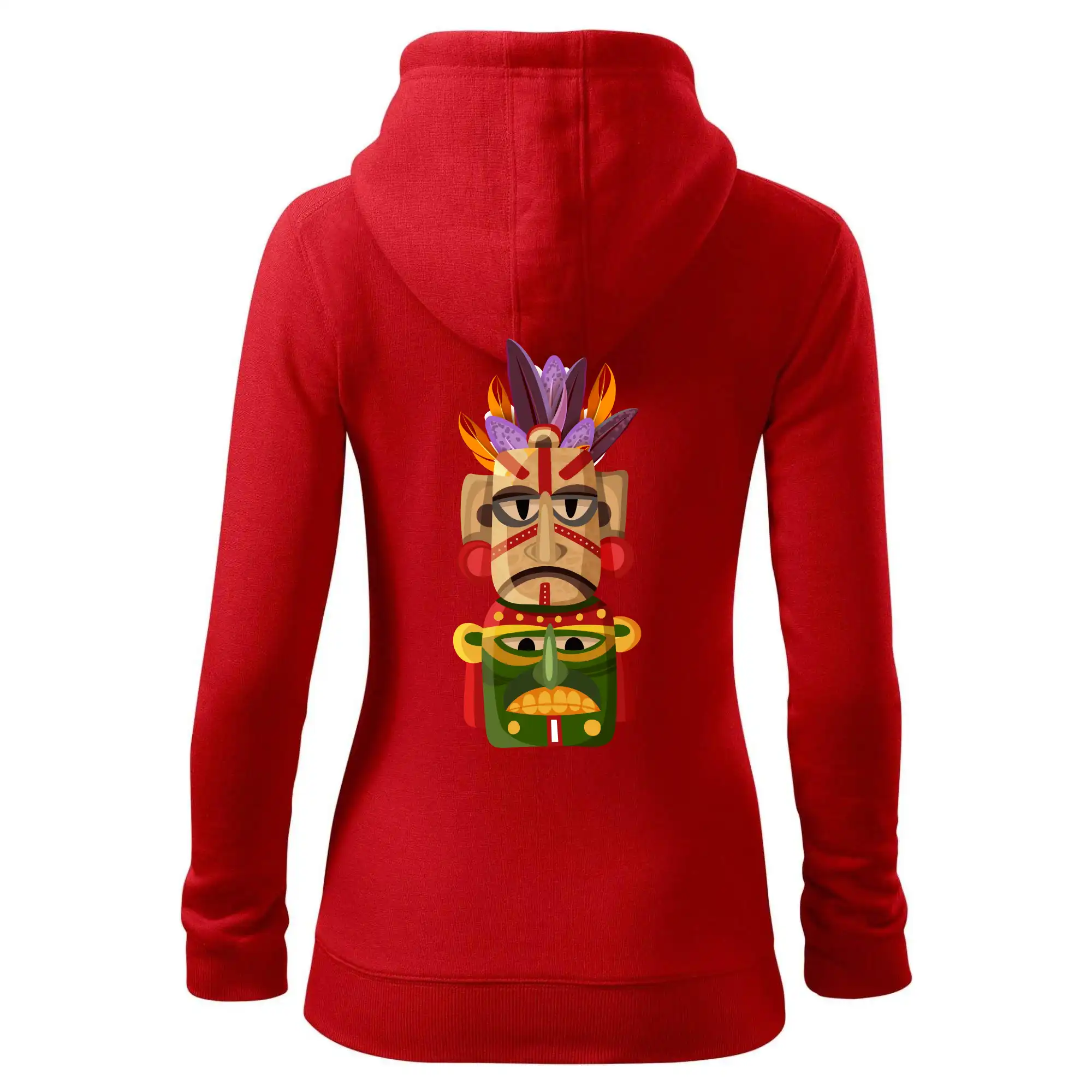 Mayové maska s peřím