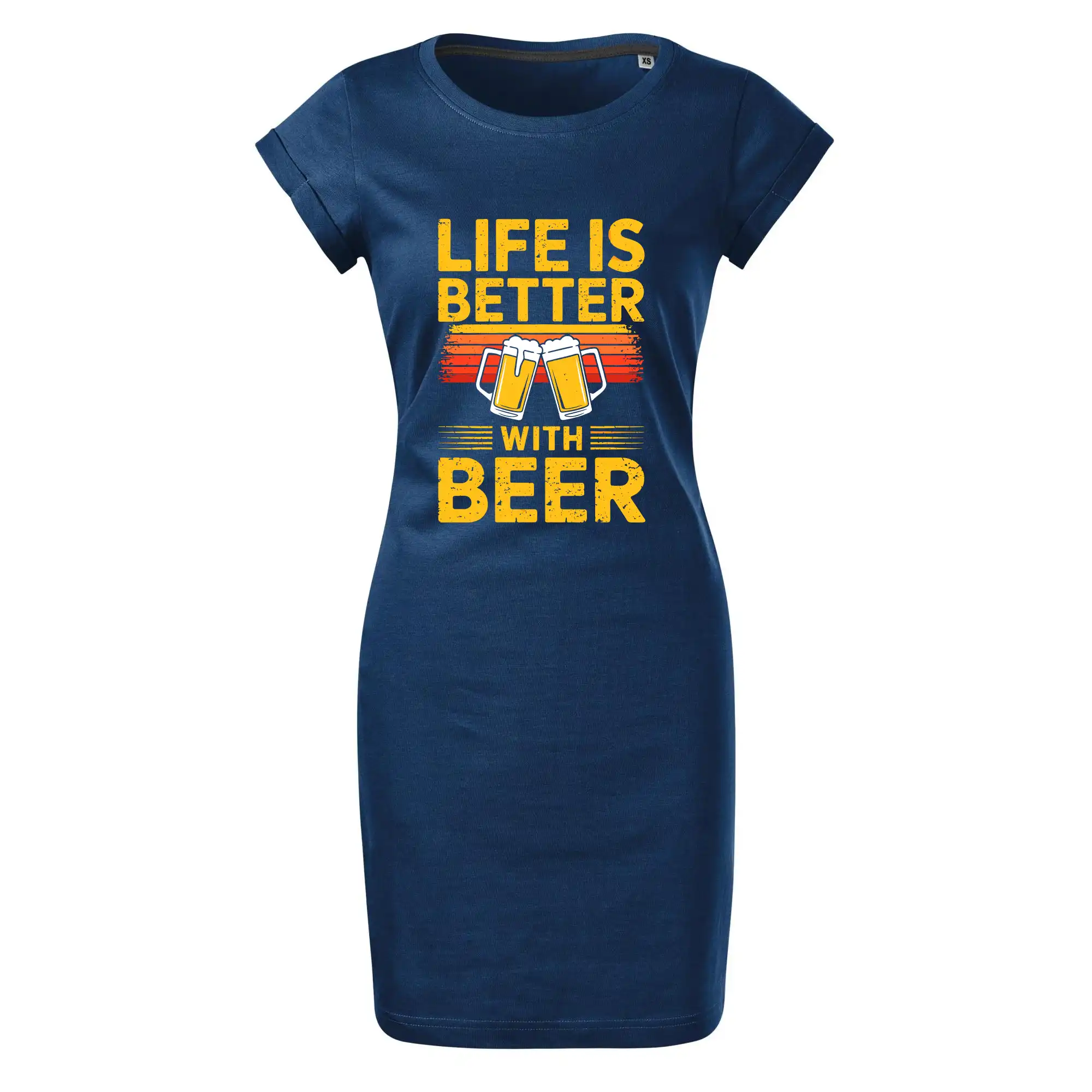 Life is better with beer - oranžové