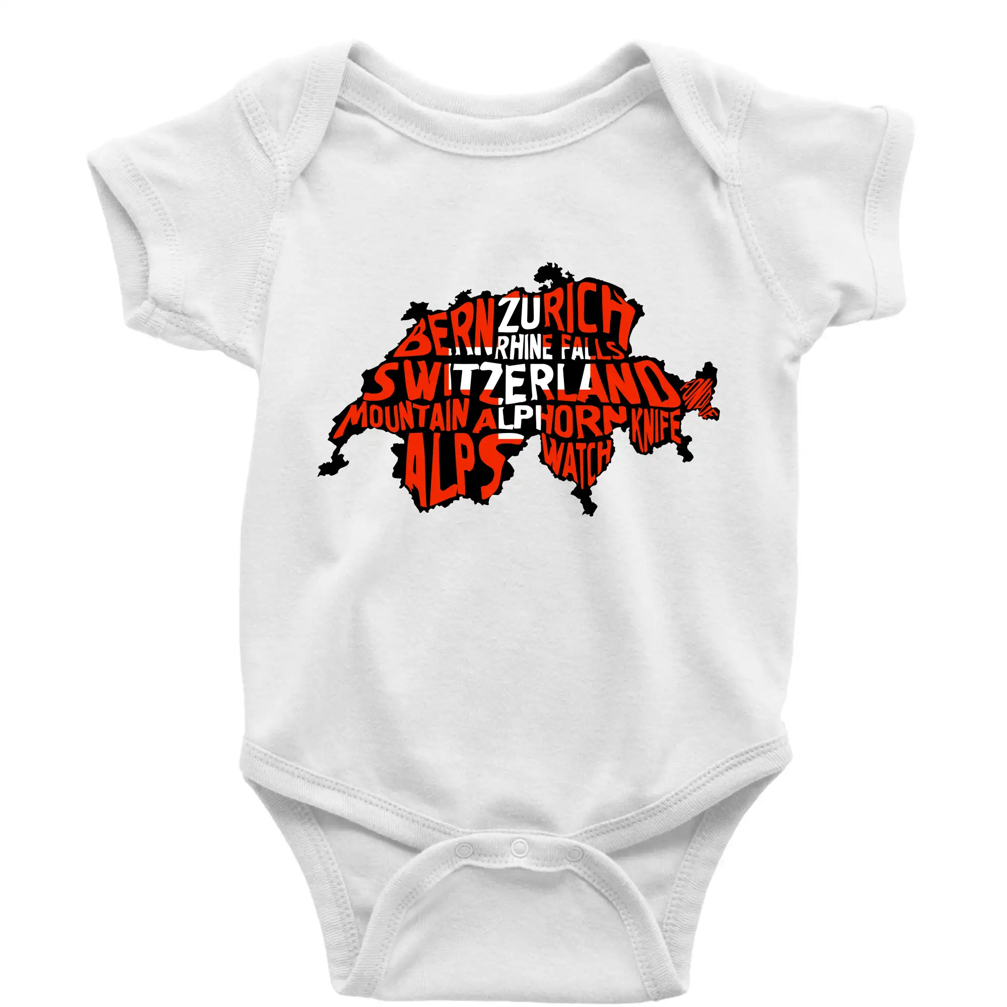 Mapy - názvy měst - Švýcarsko