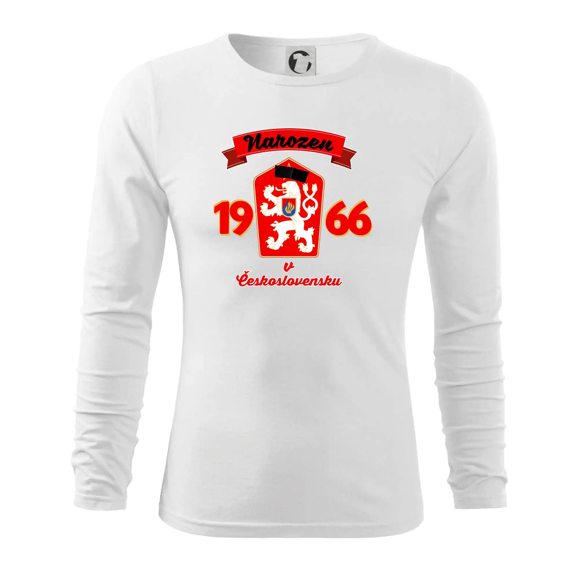 Narozen v Československu - Přelepený znak 1966