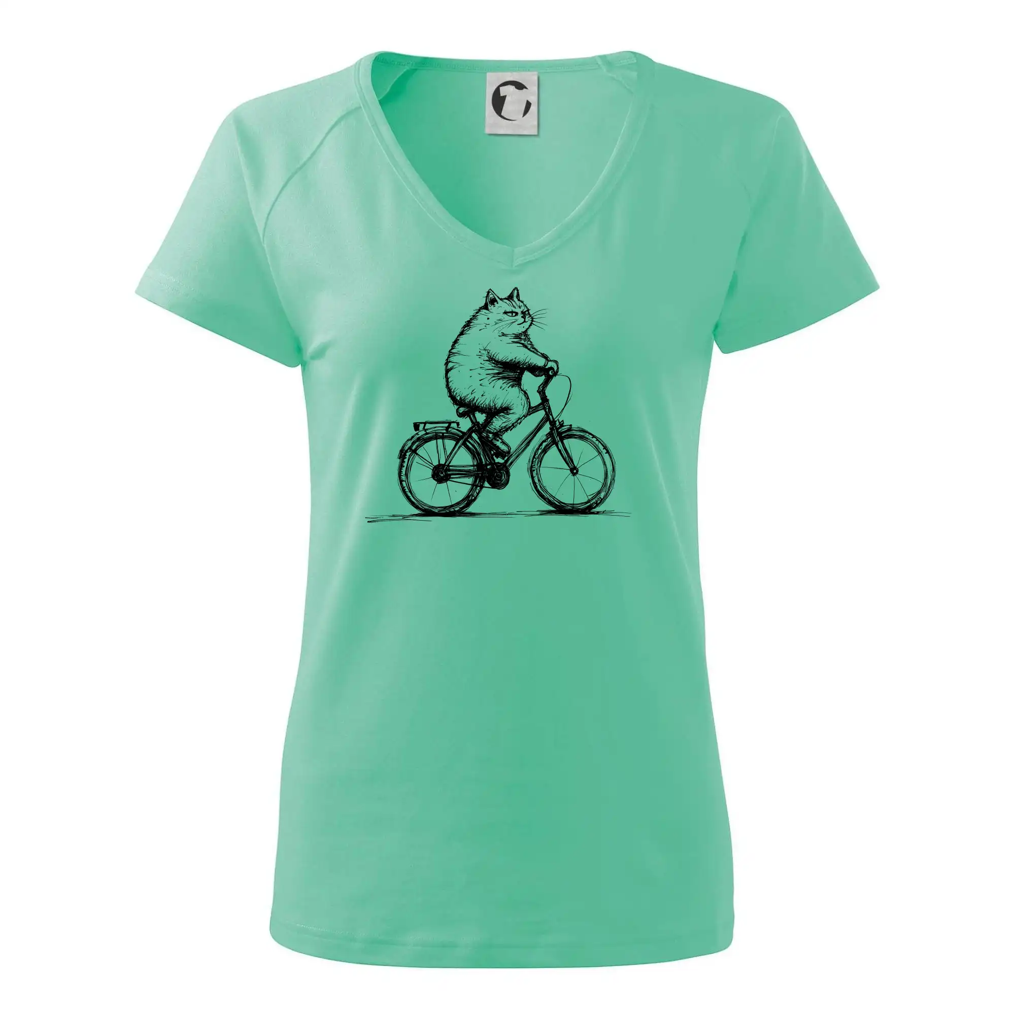 Tlustá kočka  na kole