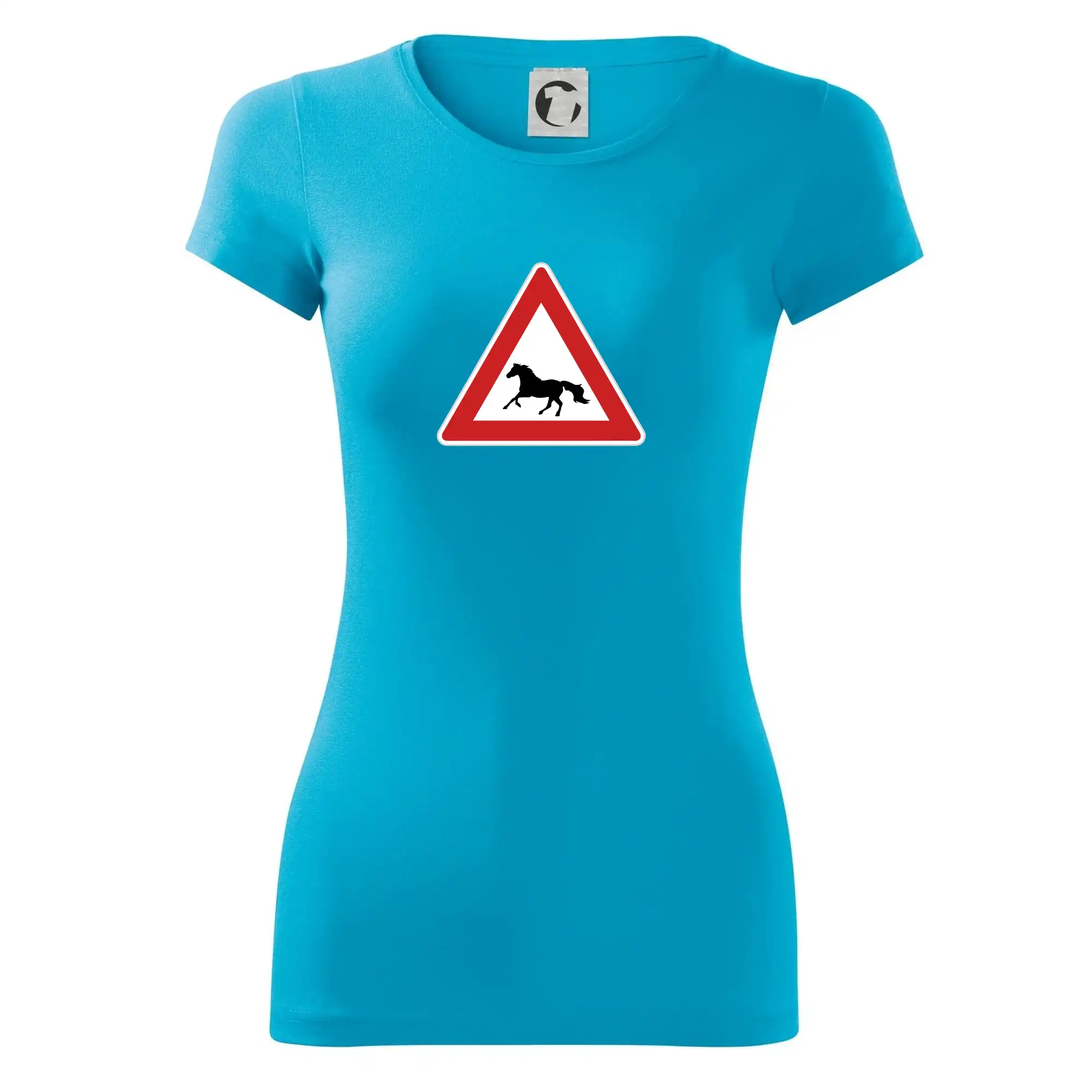 Dopravní značka - Pozor kůň běžící