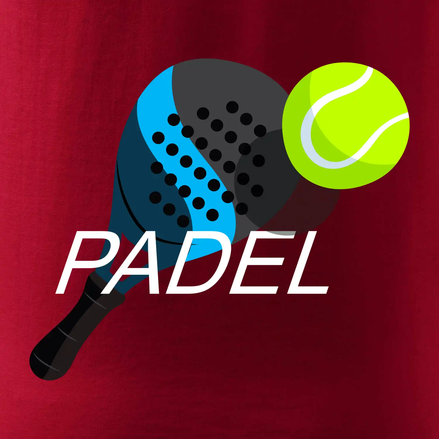 Padel obrazek barevný