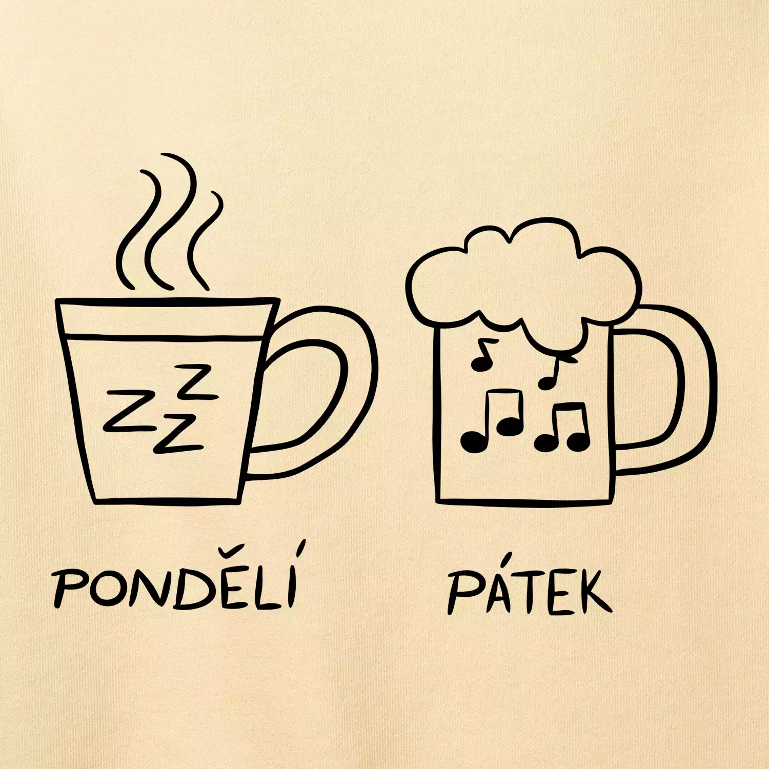 Pondělí Pátek - Kafe Pivo