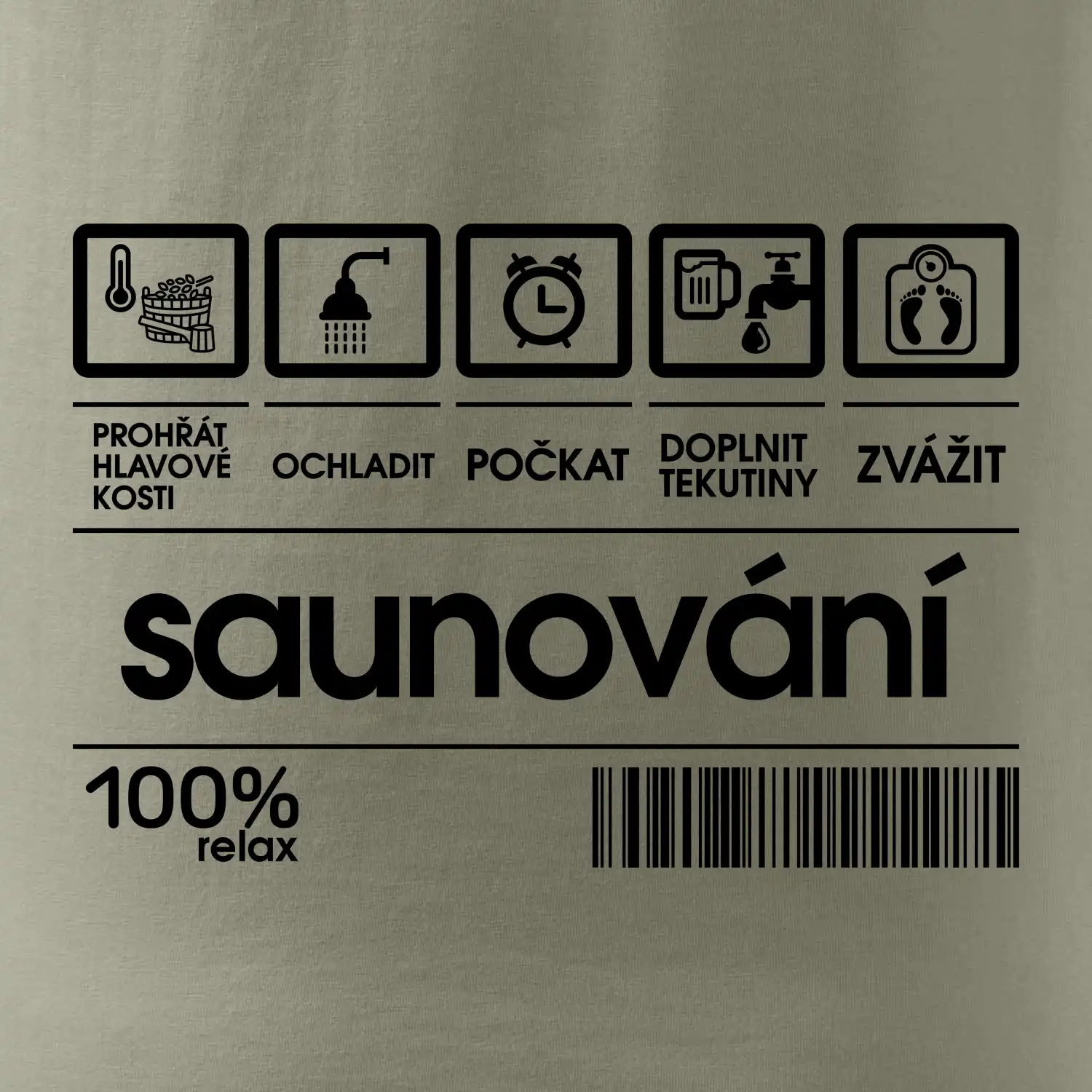 Čárový kód - sauna