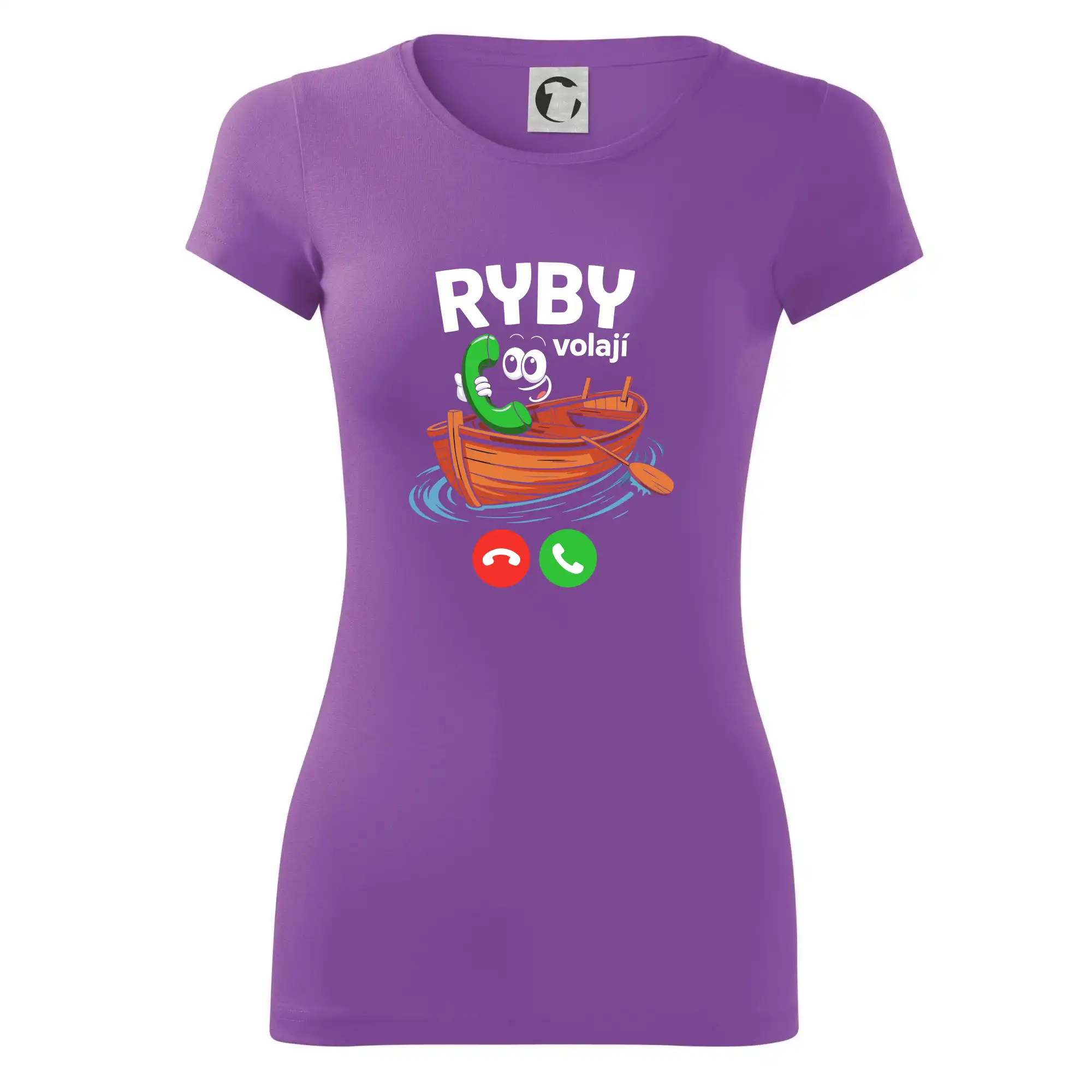 Karikatura ryby volají