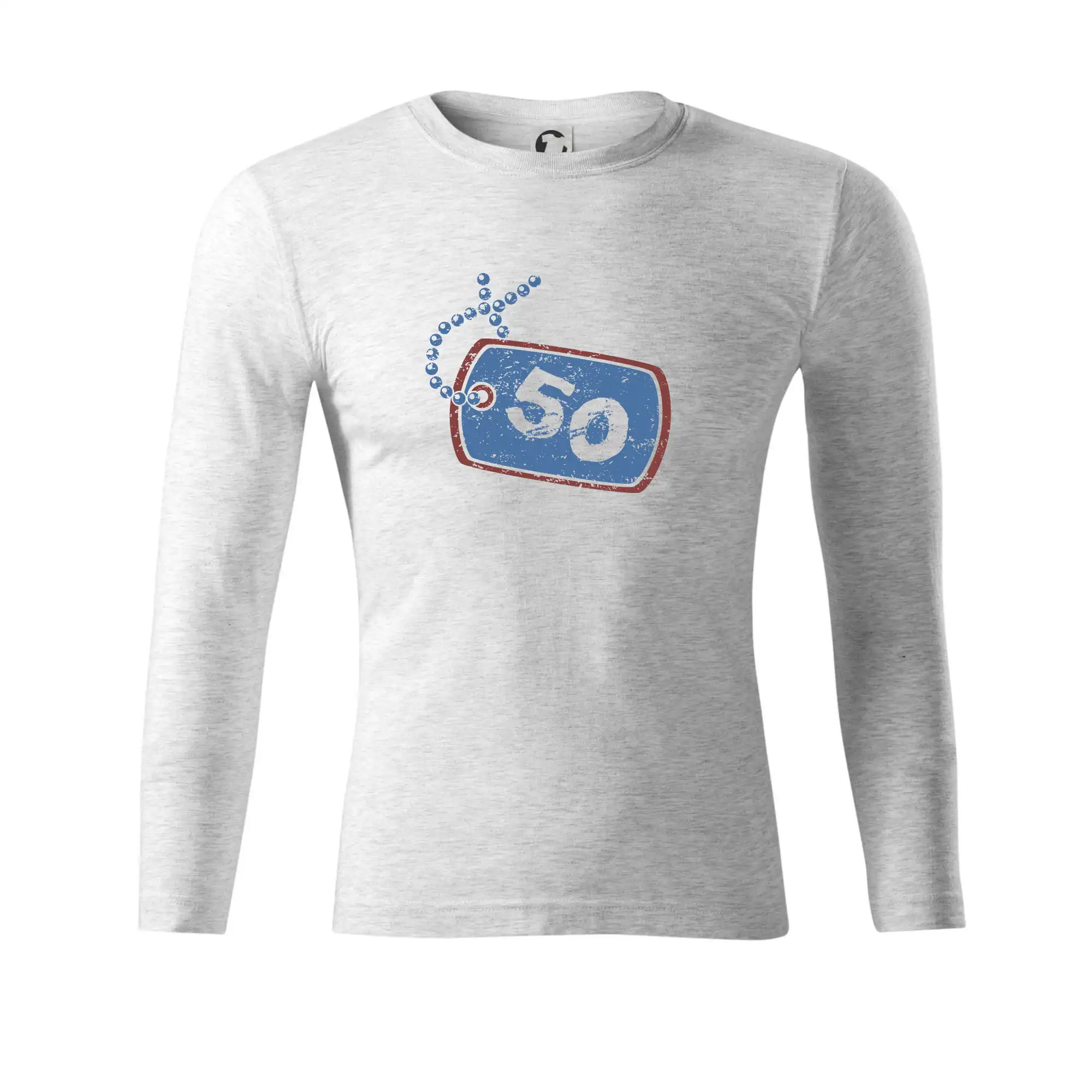 50 na krku štítek