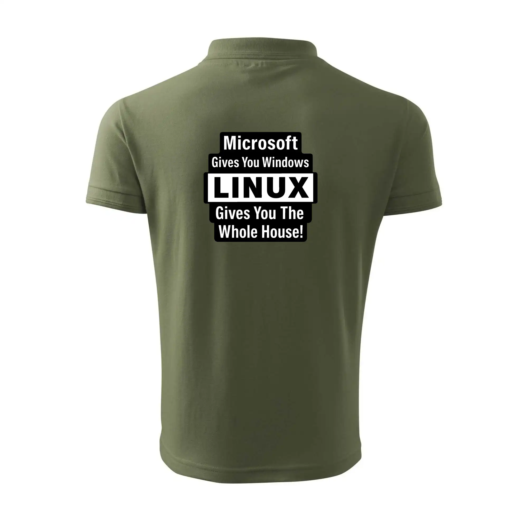 Microsoft Gives You Windows LINUX Gives You The Whole House!
