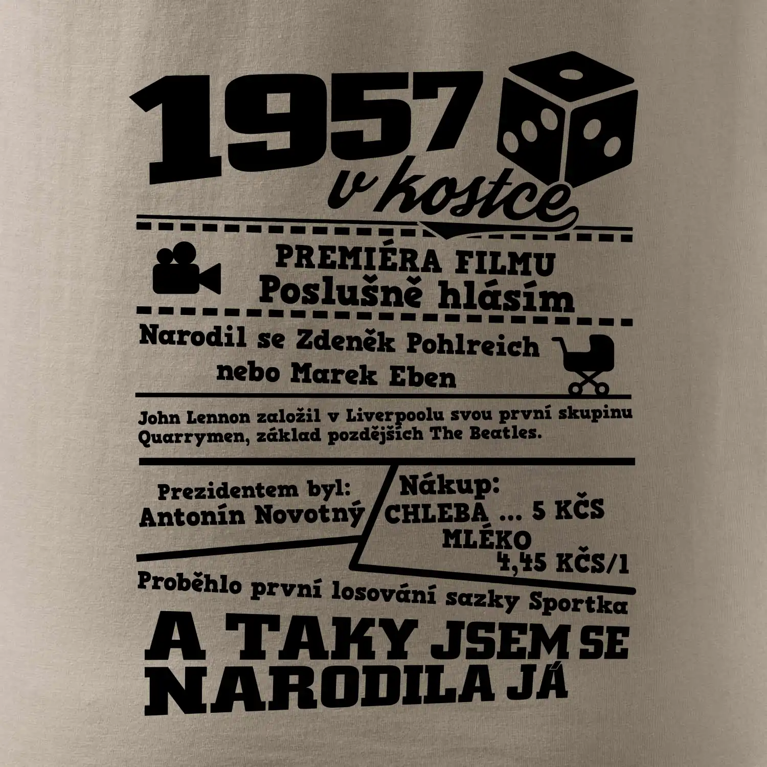 1957 v kostce