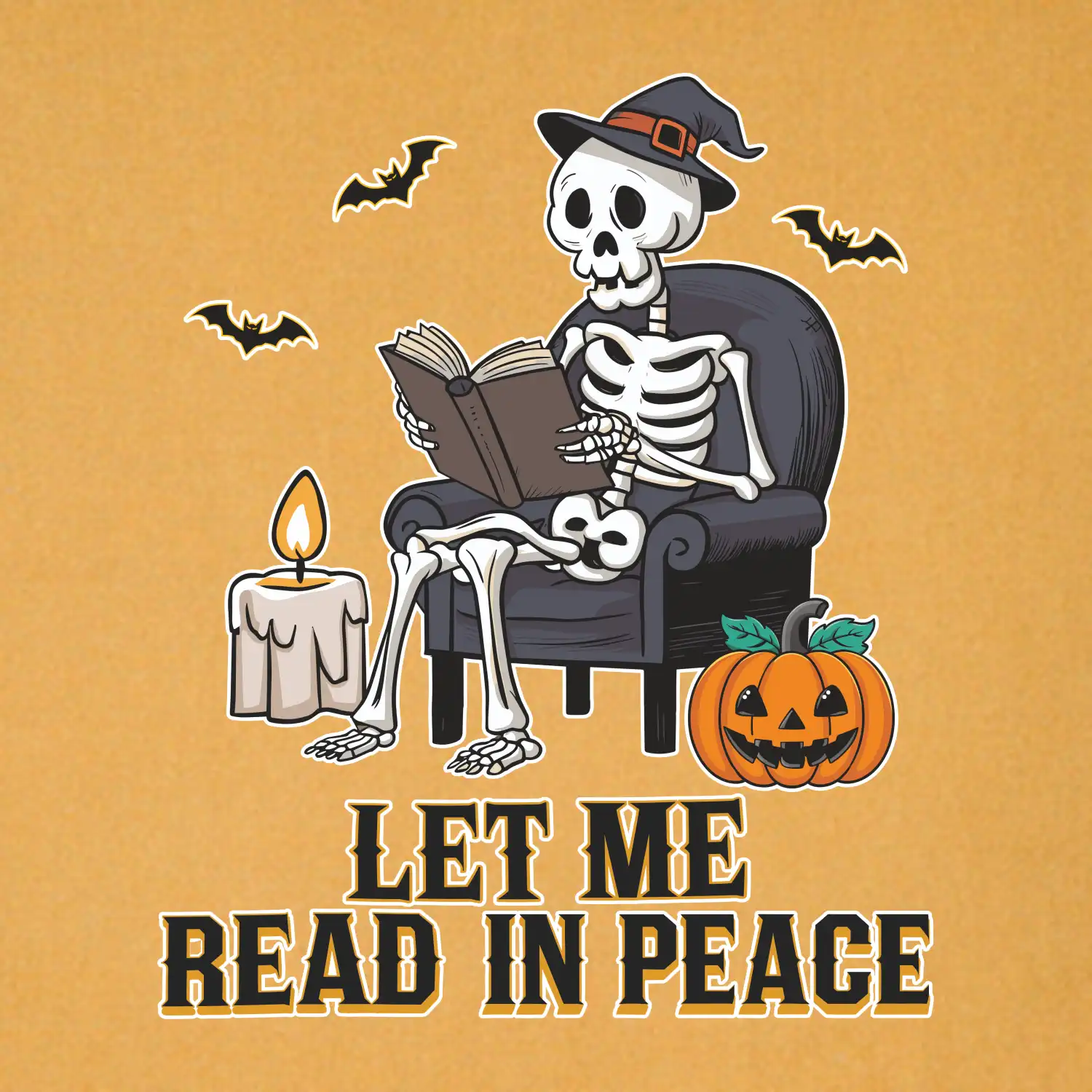 Let me read in peace