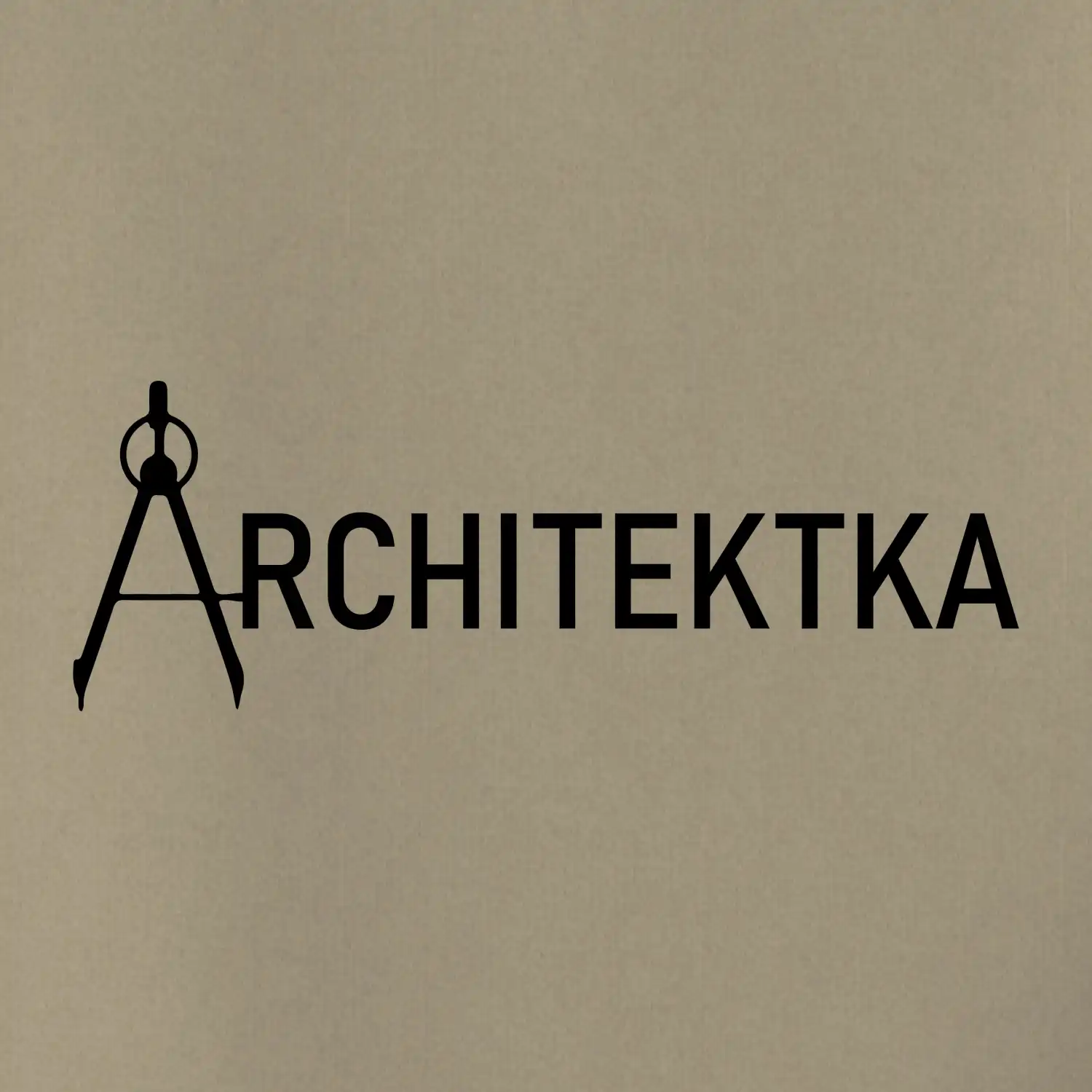 Architektka nápis