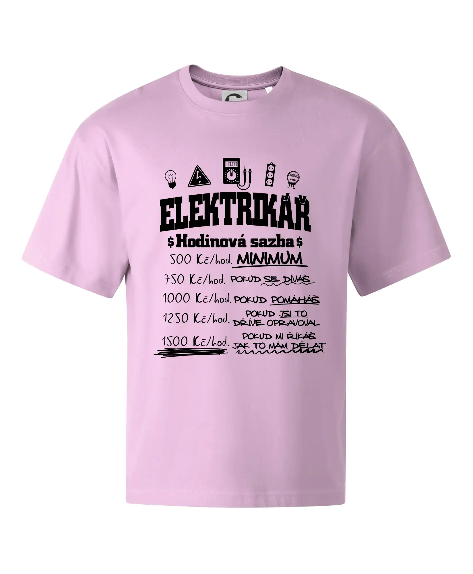 Elektrikář hodinová sazba