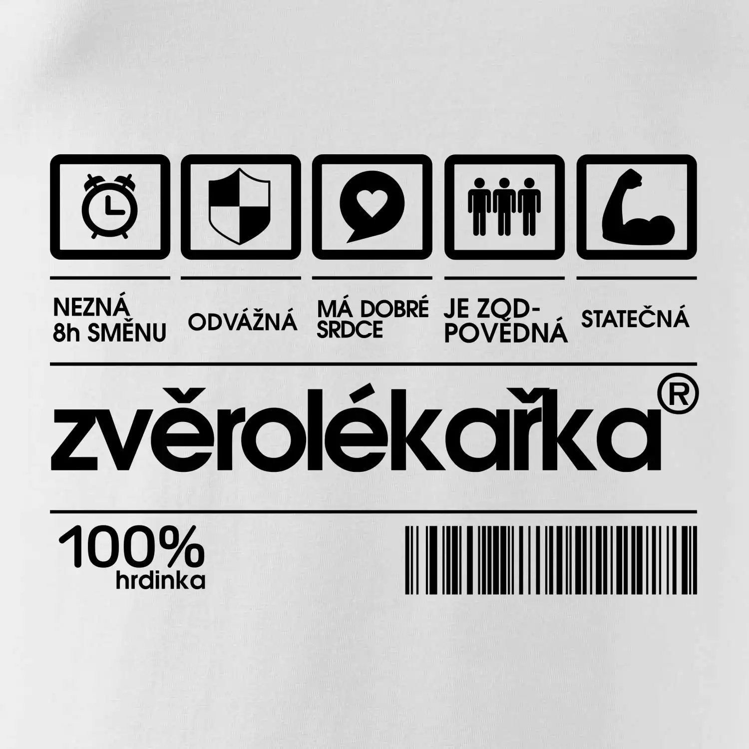 Čárový kód zvěrolékařka