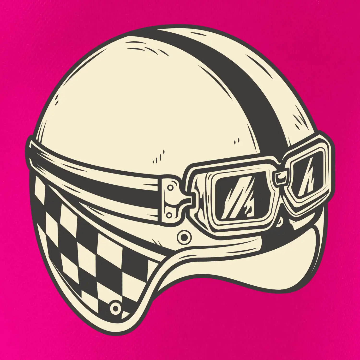 Moto helma - žalud